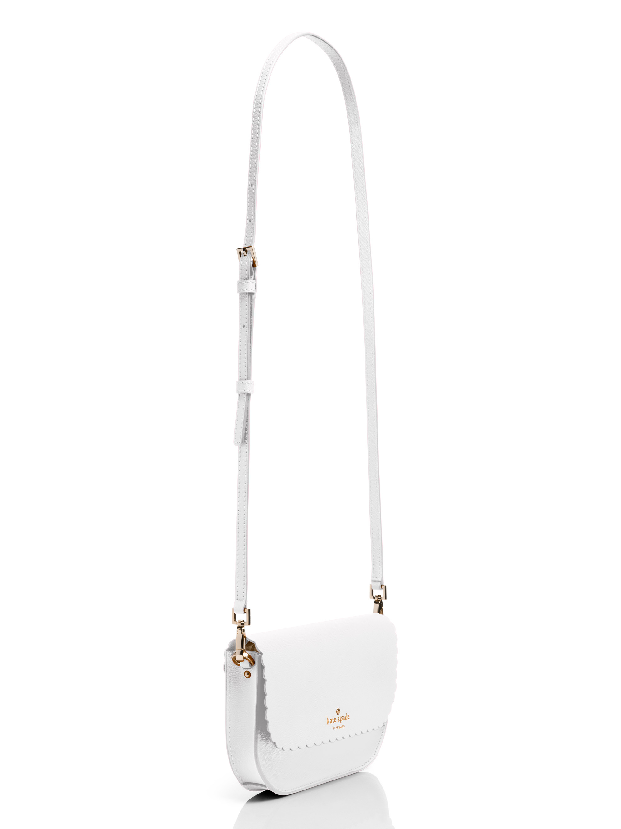 kate spade white sling bag