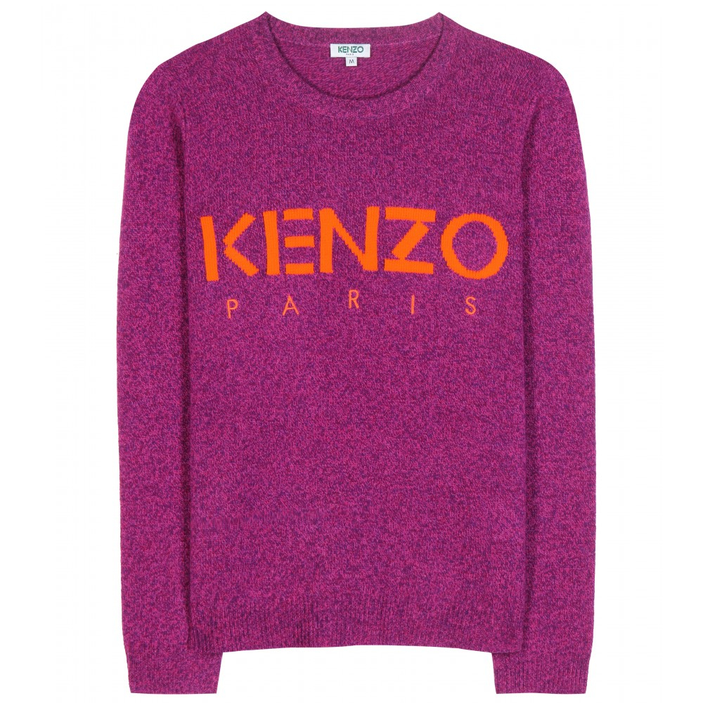 Kenzo Wool Sweater in Purple Lyst