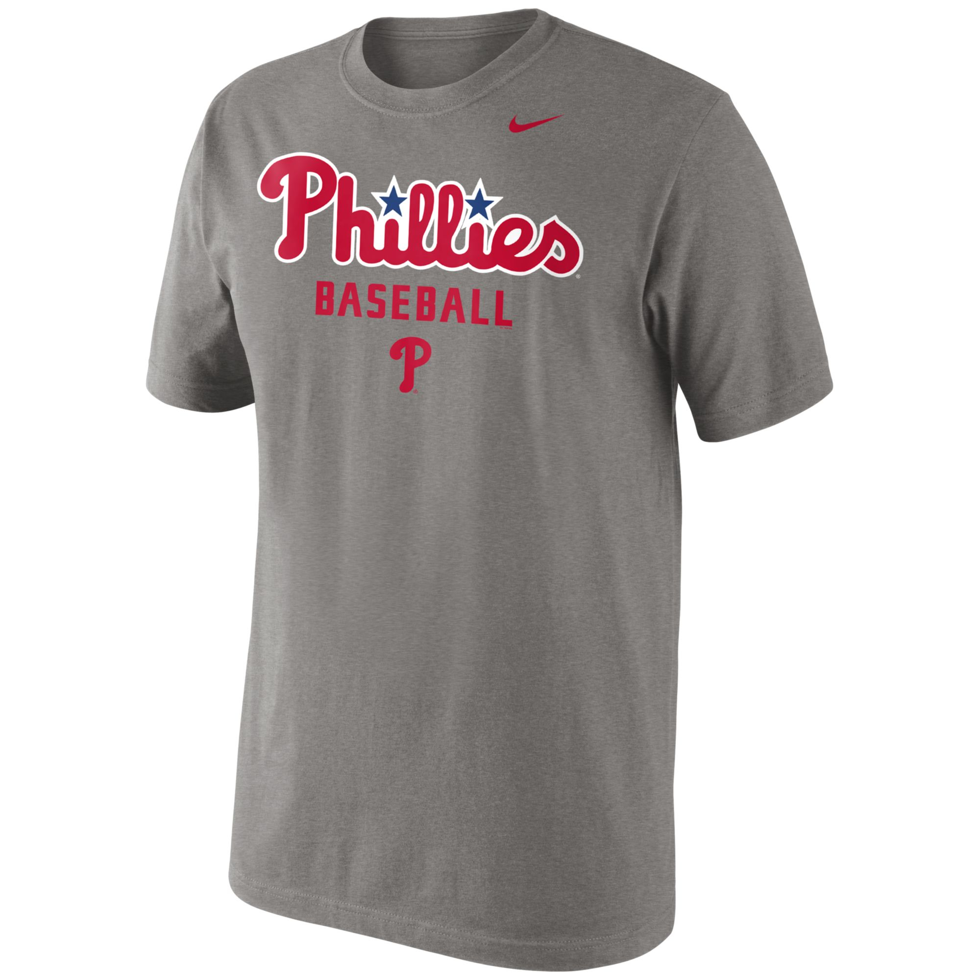 Nike Mens Philadelphia Phillies Practice Tshirt in Gray for Men | Lyst