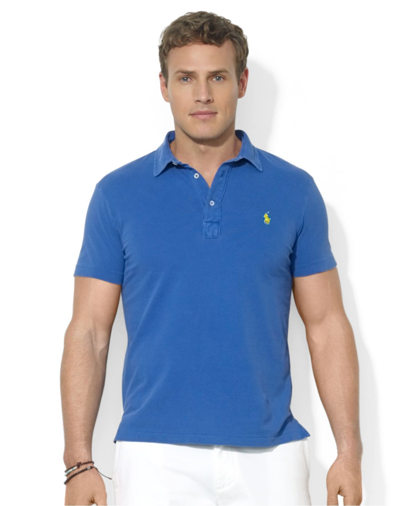 Lyst - Polo Ralph Lauren Polo Big and Tall Solid Featherweight Mesh ...