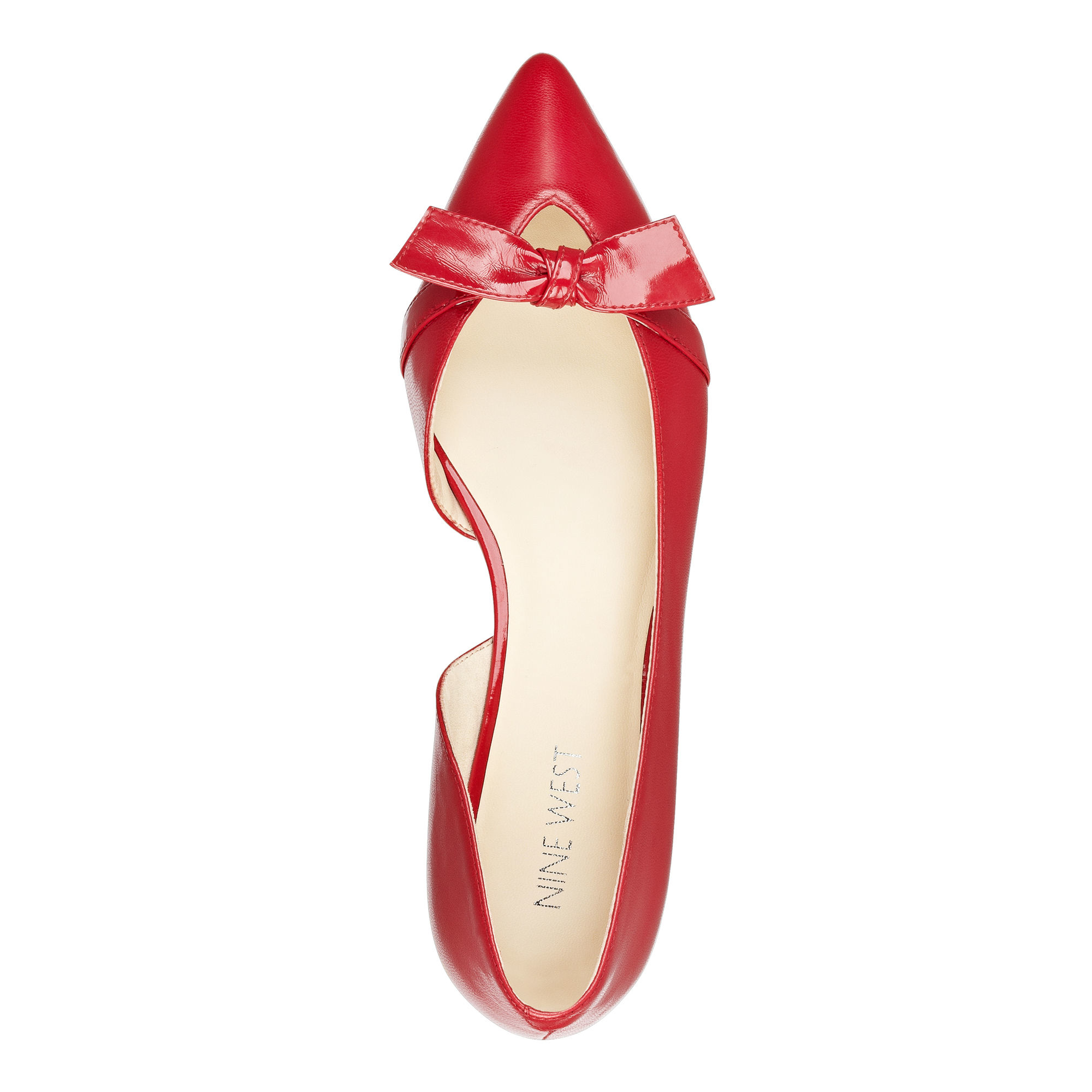 Nine West Slancha D'orsay Flats in Red - Lyst