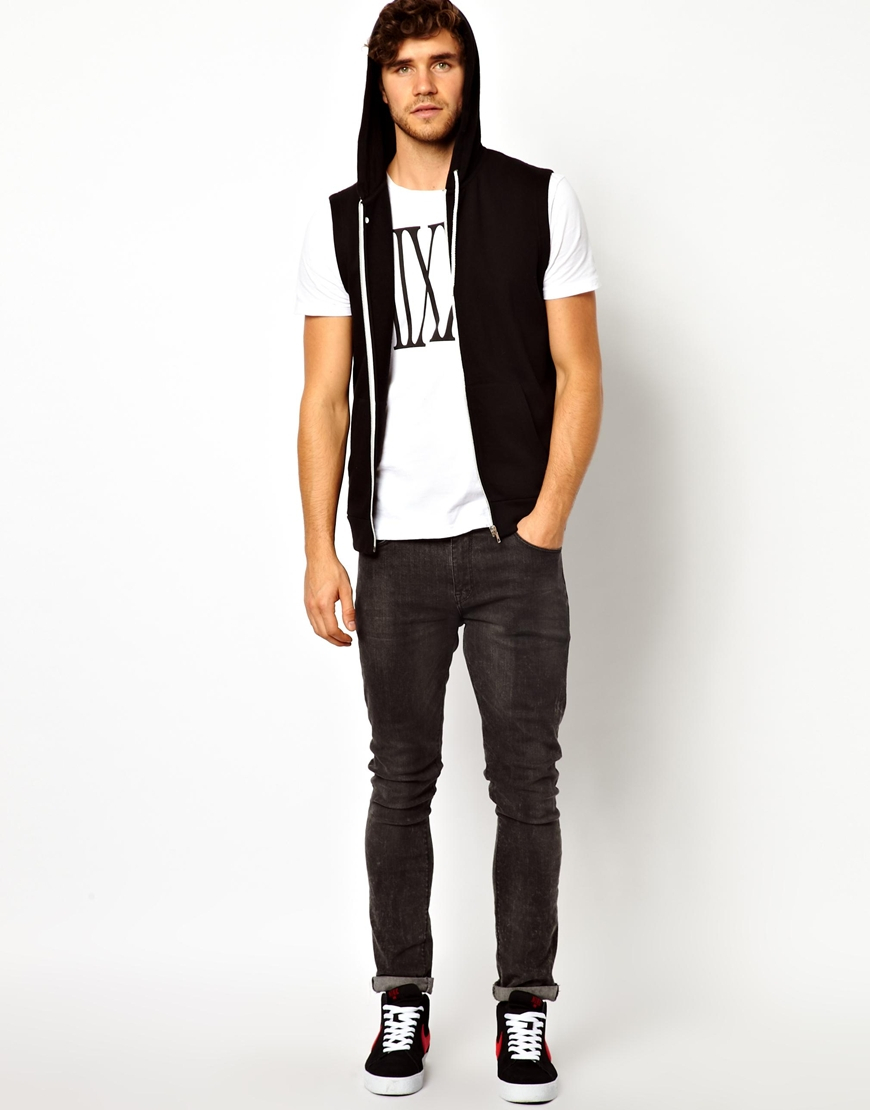 Black sleeveless zip up hoodie Men's White Sleeveless Zip Up Hoodie See more ASOS Hoodies. Subscribe to the latest from ASOS. Find on store. Zip Through Hoodie In Black $29 ASOS Cheats & Thieves Tiger Back Print Hoodie $60 ASOS Jack & Jones Jack And Jones Zip Through Hoodie $31 $28 (10% off) ASOS MoneyPrice: $