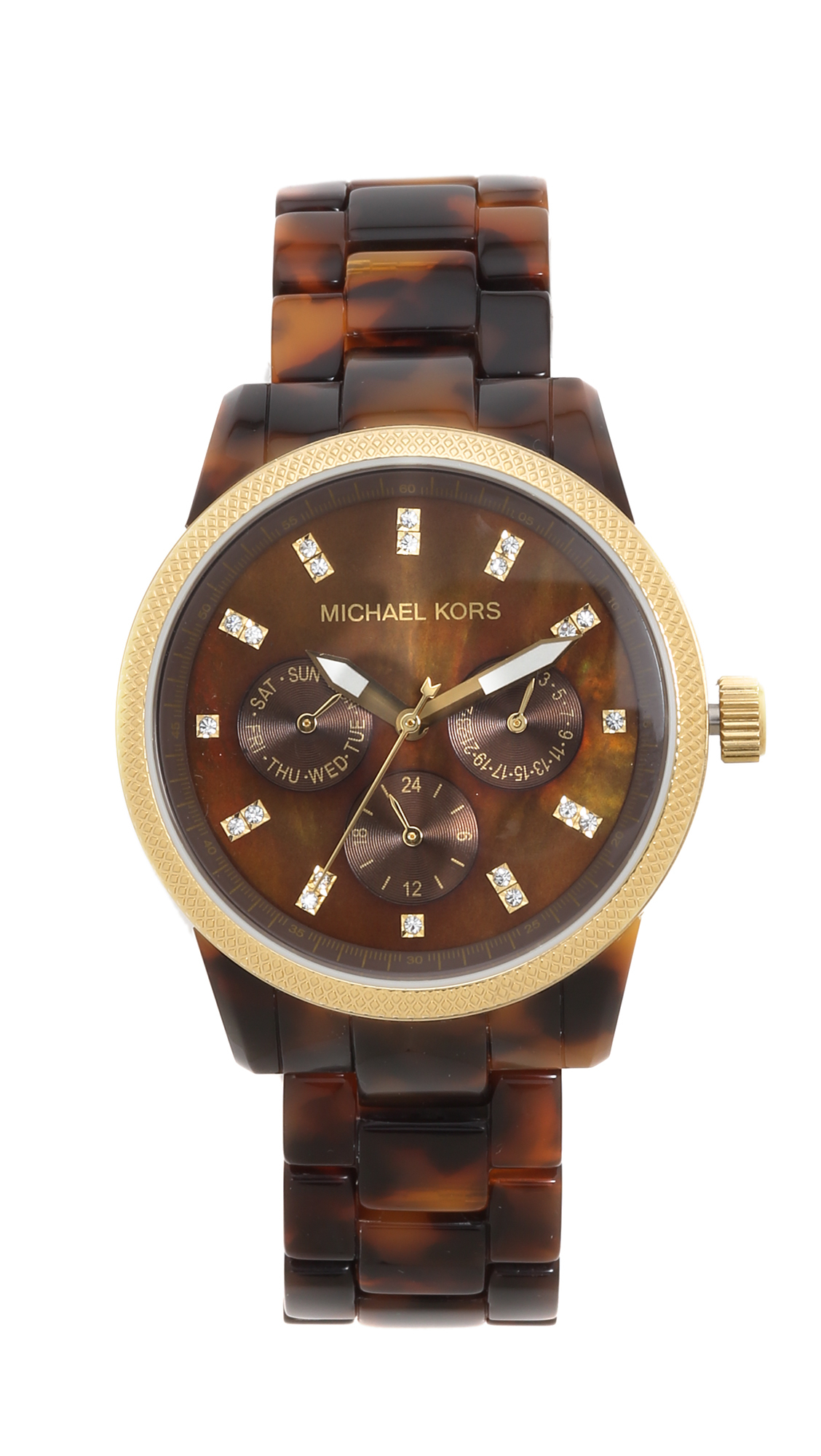 Michael Kors Tortoise Sport Watch Tortoise in Brown Lyst