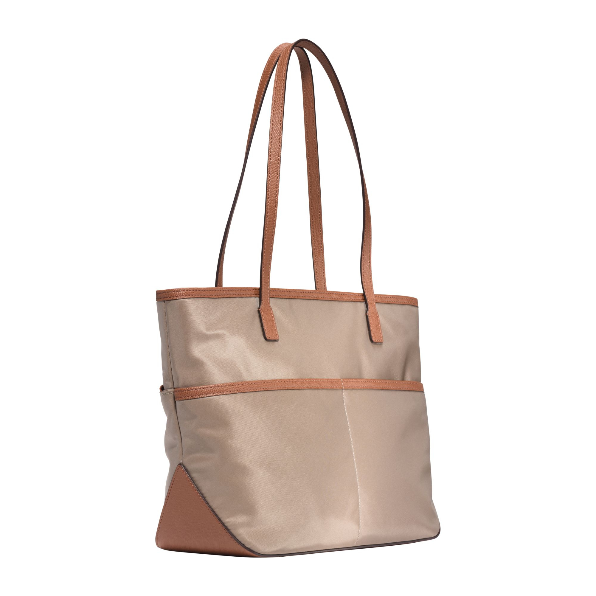 Lyst Michael Kors Kempton Medium Nylon Tote In Black Gallery Women S Michael By Kors Kempton