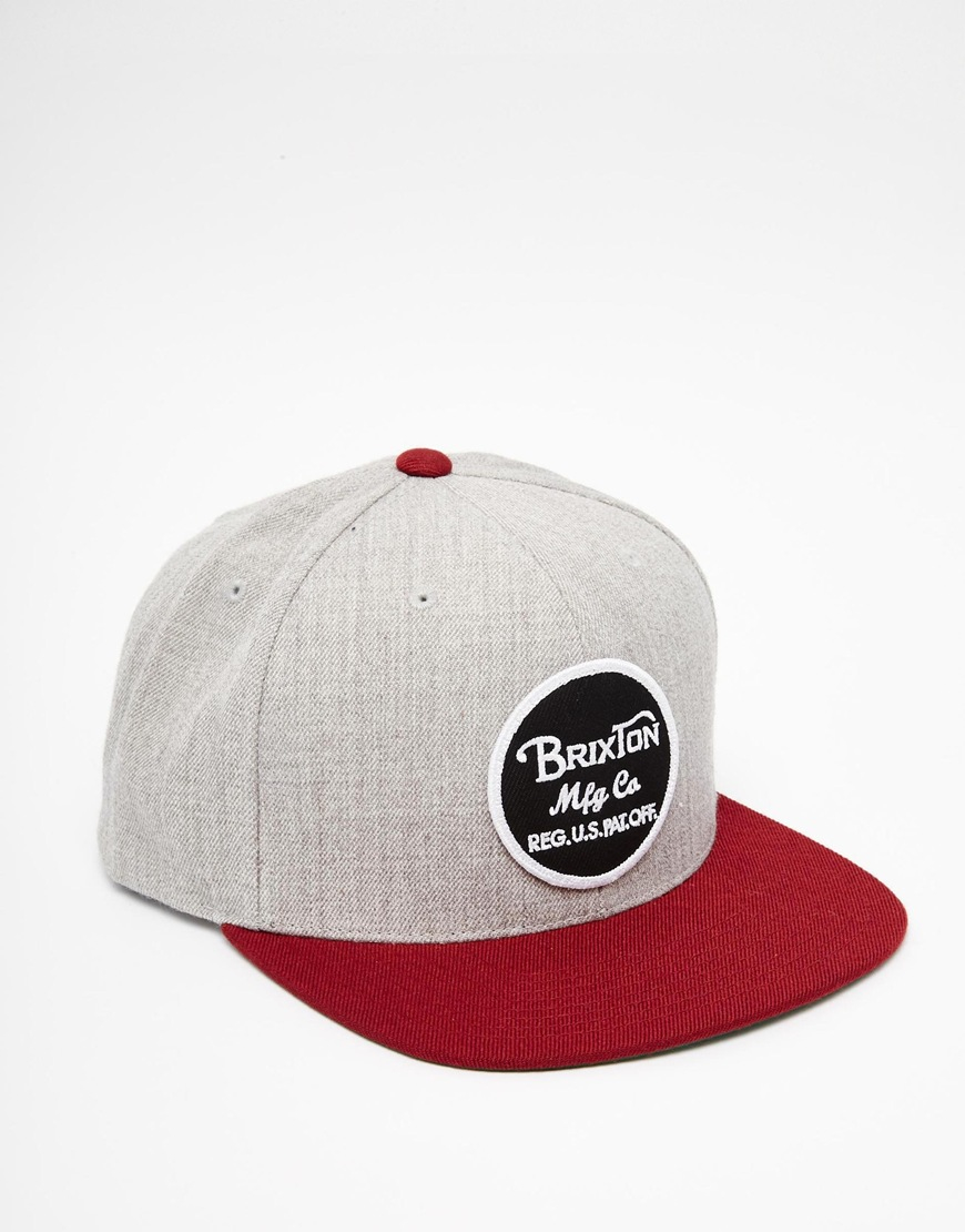 brixton grey hat