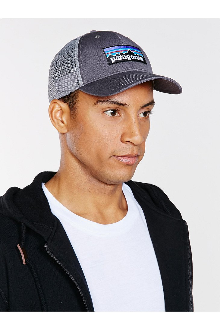 Patagonia P6 Low Profile Trucker Hat in Grey (Gray) for Men - Lyst