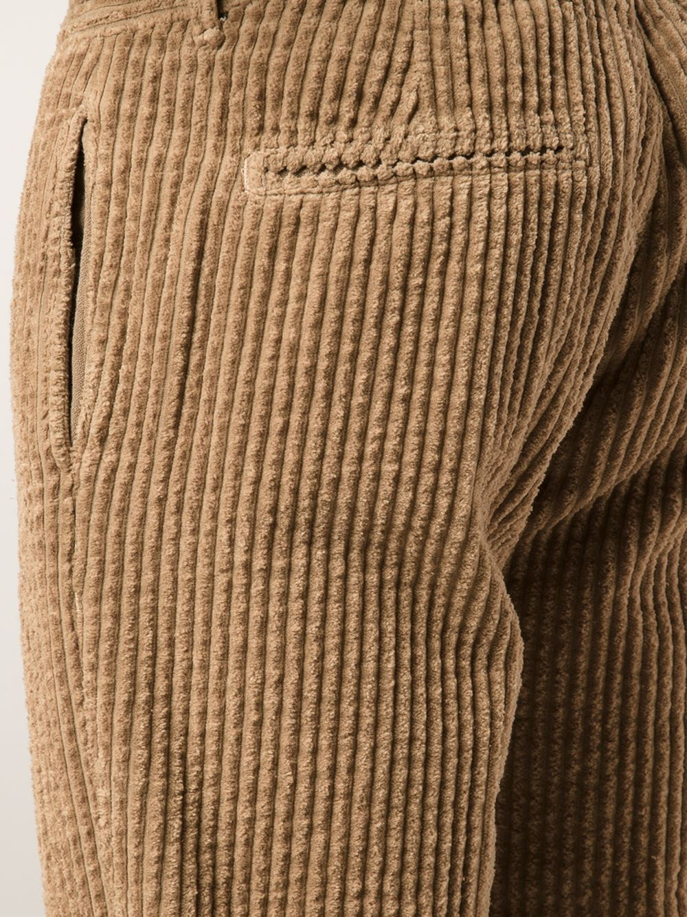Massimo Alba 'Winch Wide Corduroy' Trousers in Natural for Men - Lyst