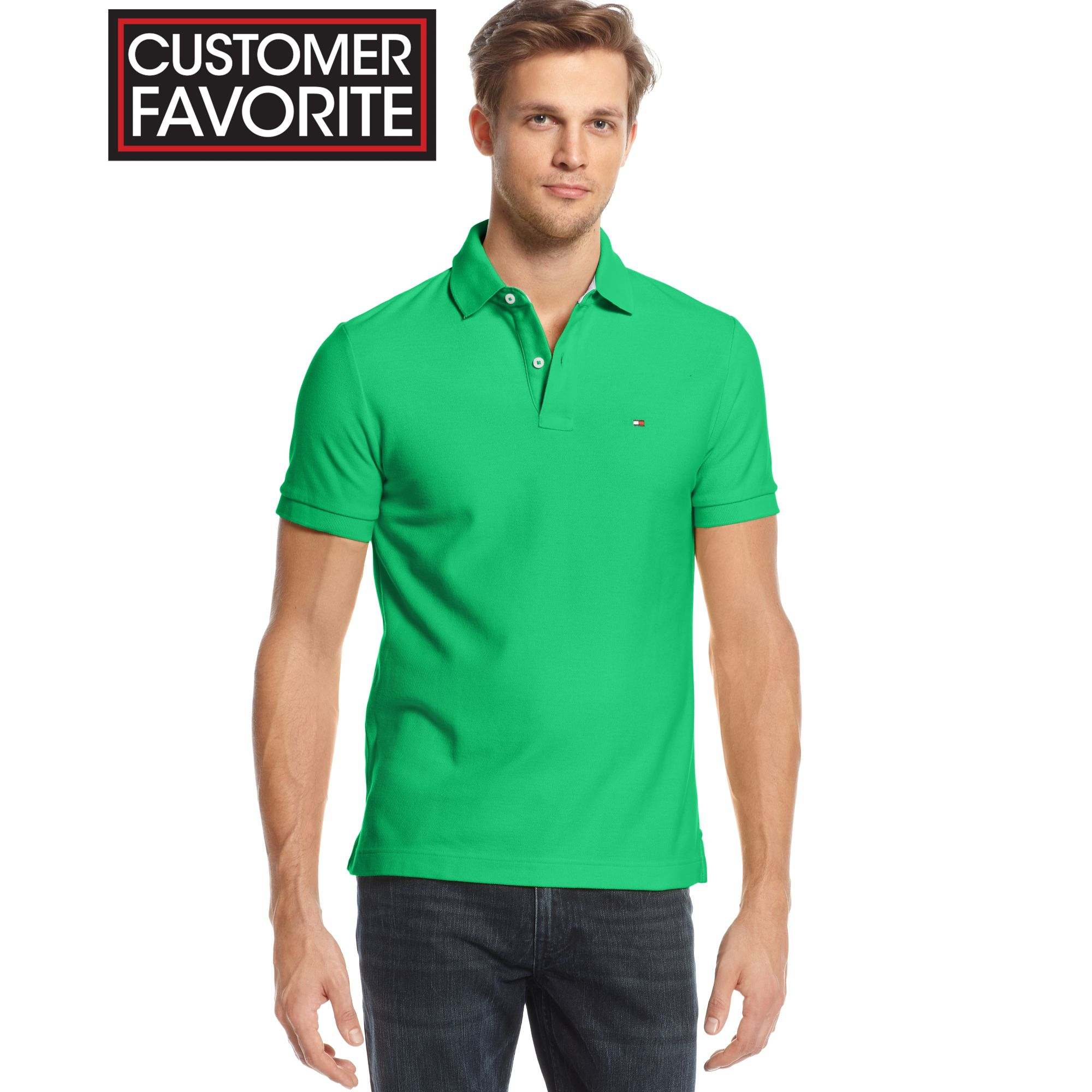 tommy hilfiger polo shirt green