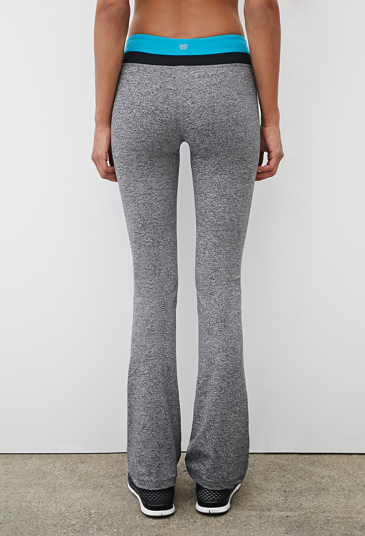 grey flare yoga pants