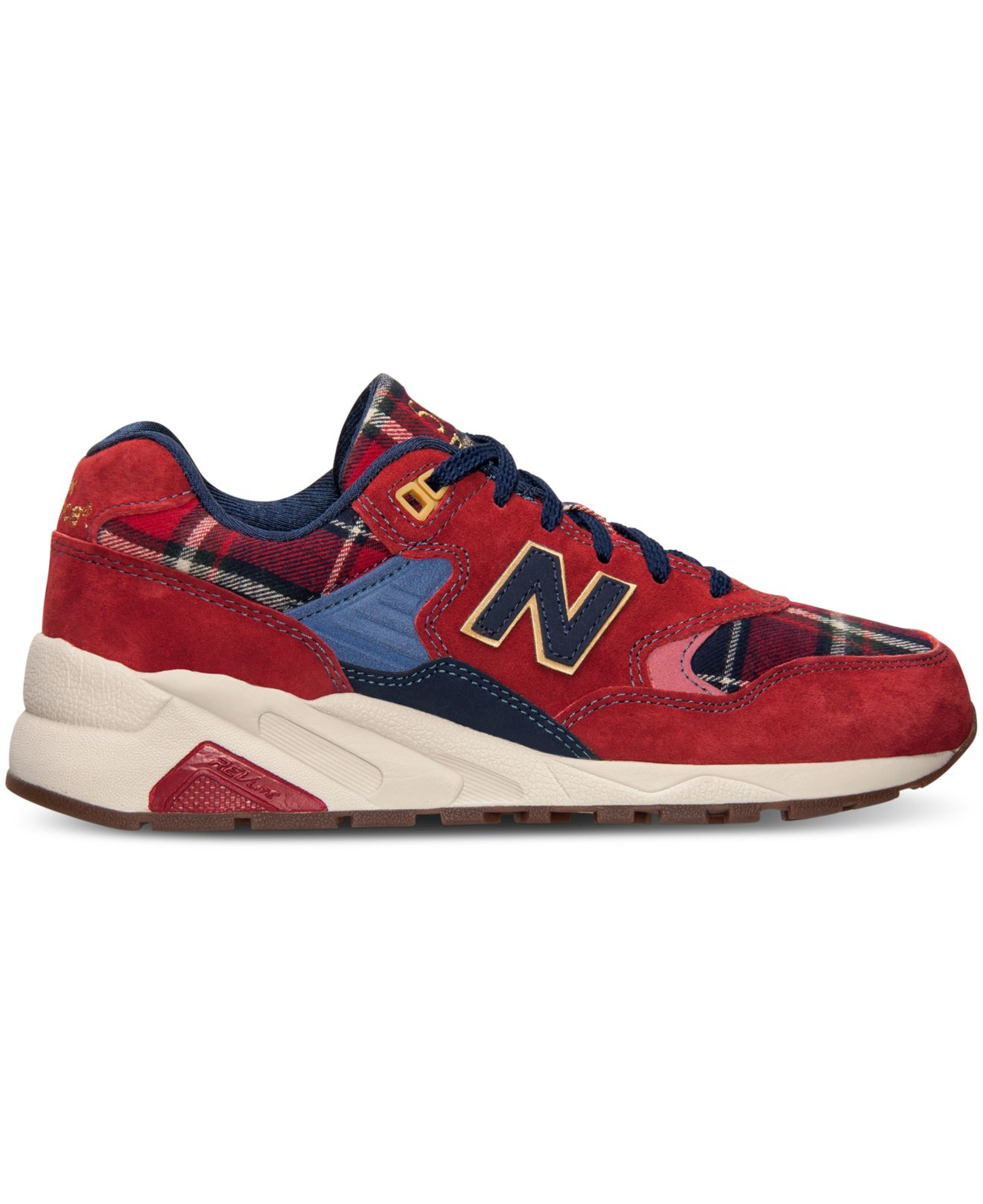 New Balance Synthetic Women S 580 Tartan Casual Sneakers From Finish Line In Red Navy Blue Lyst New Balance Synthetic Women S 580 Tartan Casual Sneakers From Finish Line In Red Navy Blue Lyst