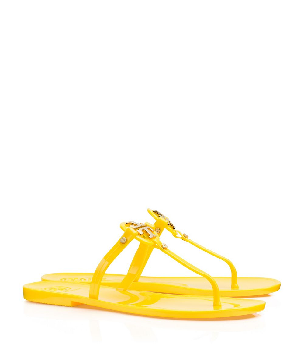 Tory Burch Mini Miller Jelly Thong Sandal in Banana Yellow (Yellow) - Lyst