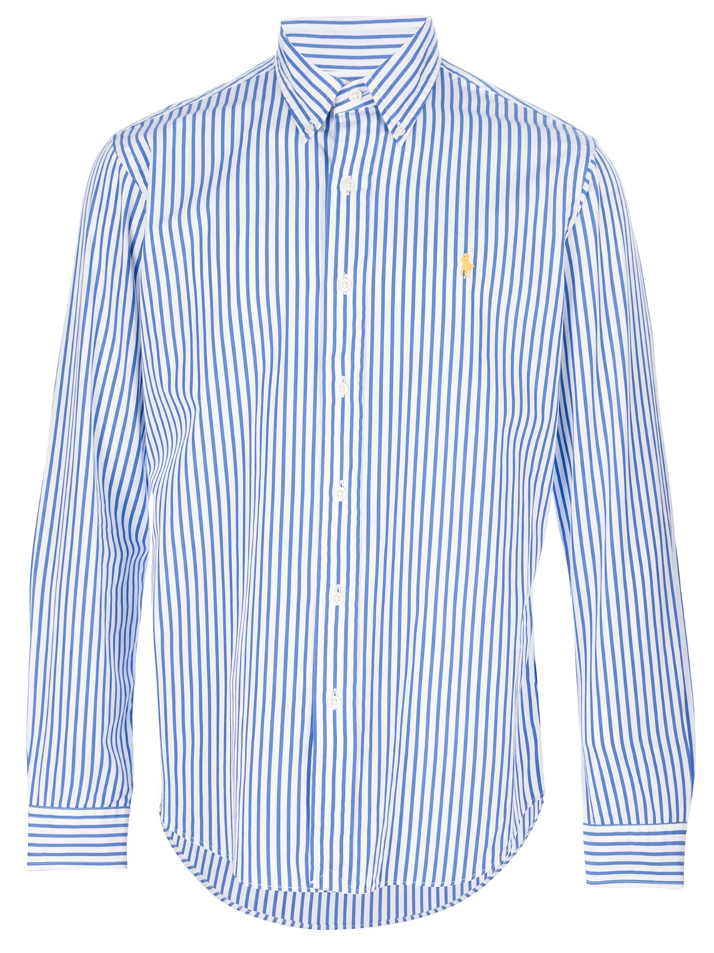 ralph lauren blue striped shirt mens
