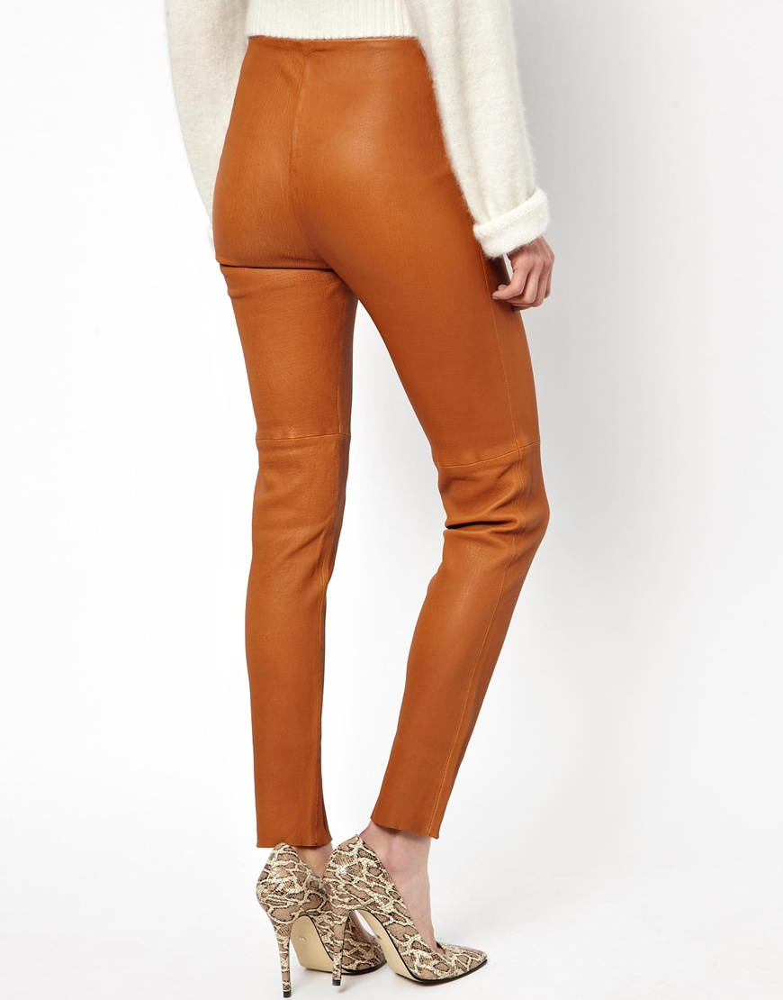 next leather jeggings
