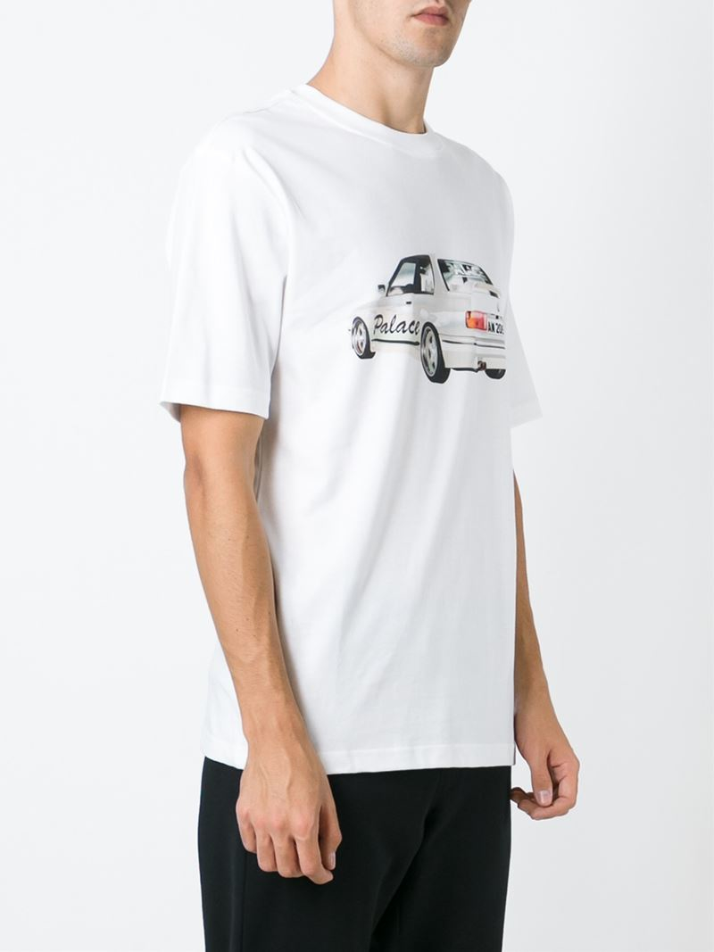 white car shirt