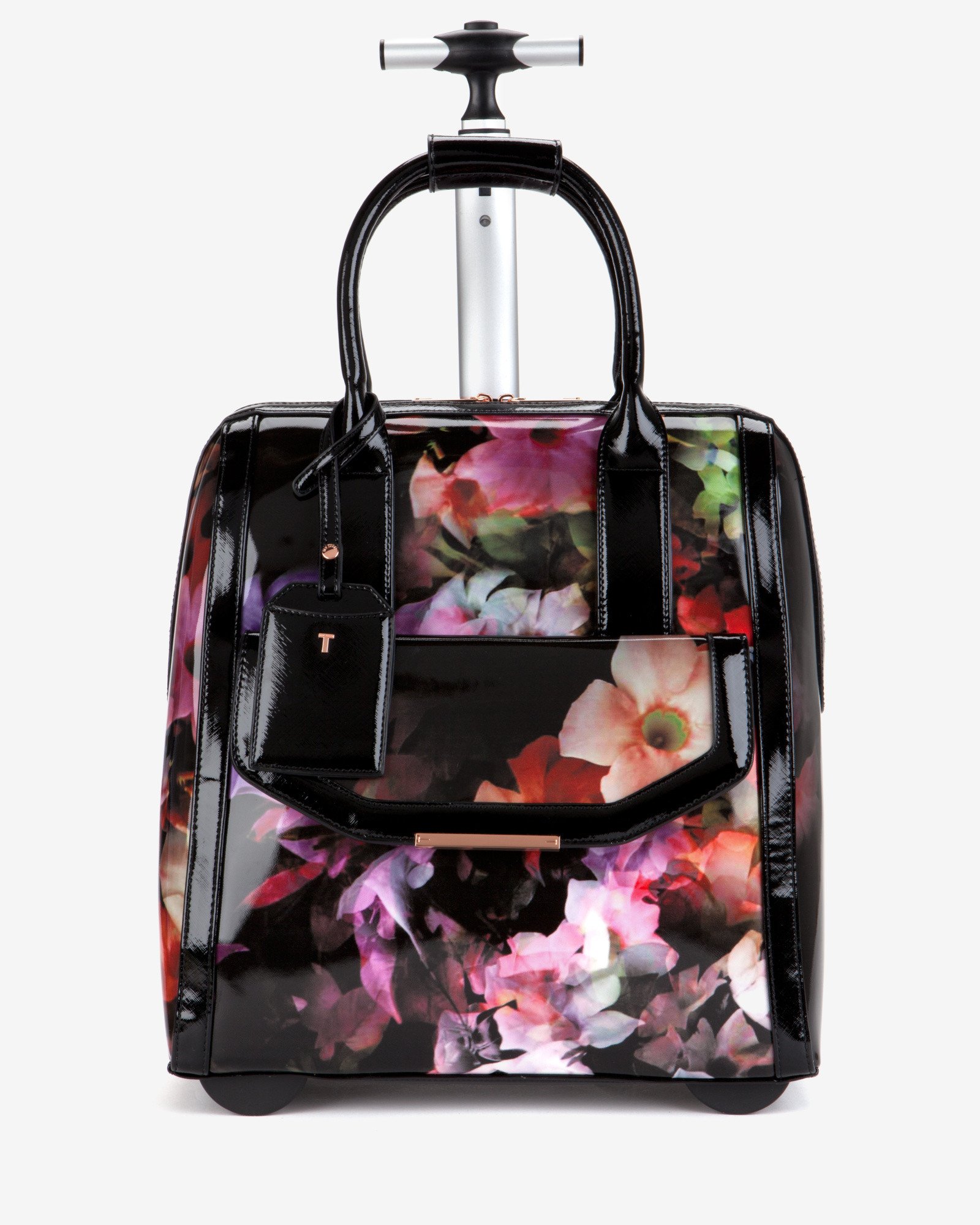 Ted Baker Cascading Floral Travel Bag in Black | Lyst