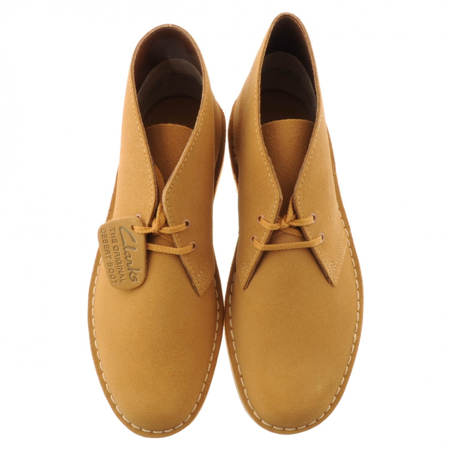 clarks wheat suede