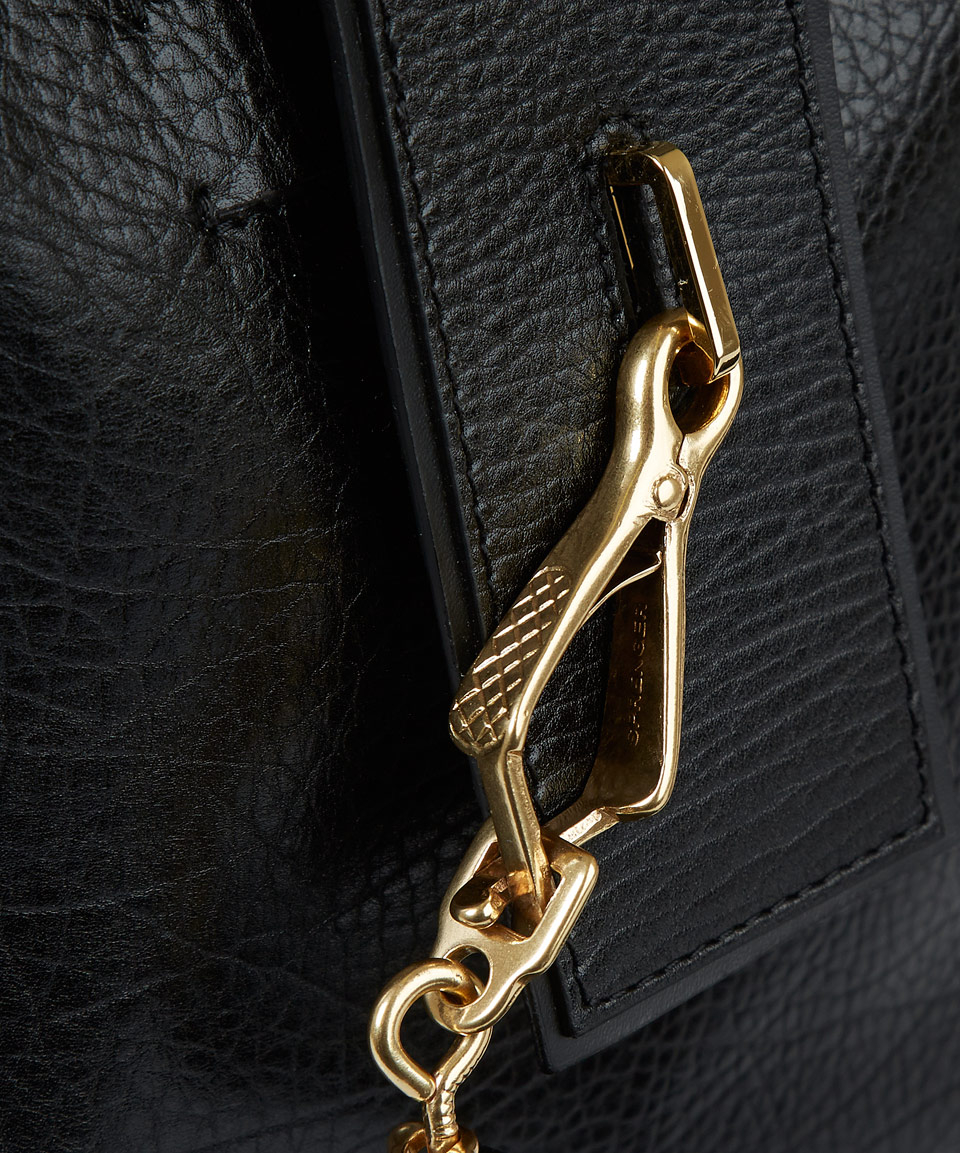 Lyst Pierre hardy Black Leather Bowling Bag in Black