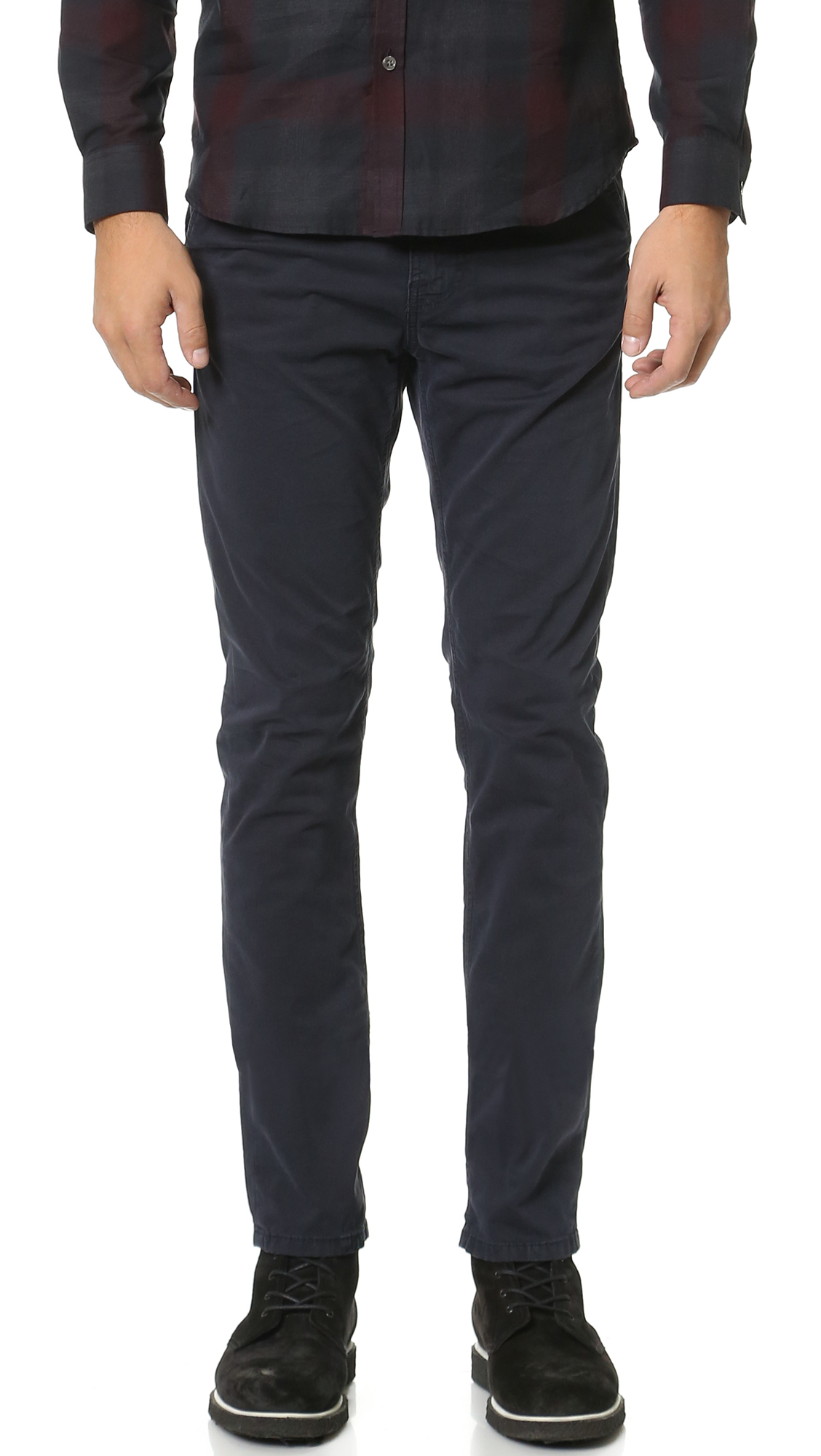 Lyst - Nudie Jeans Slim Adam Pants in Blue for Men