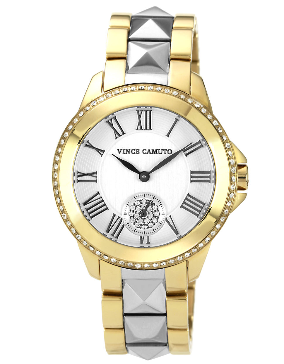 Vince Camuto Ladies Two-Tone Bracelet Watch in Silver (Two Tone) | Lyst