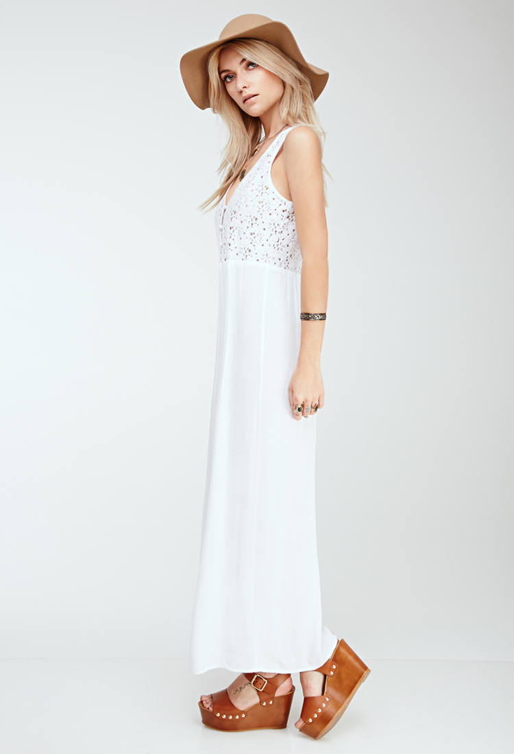 White Maxi Dress Forever 21