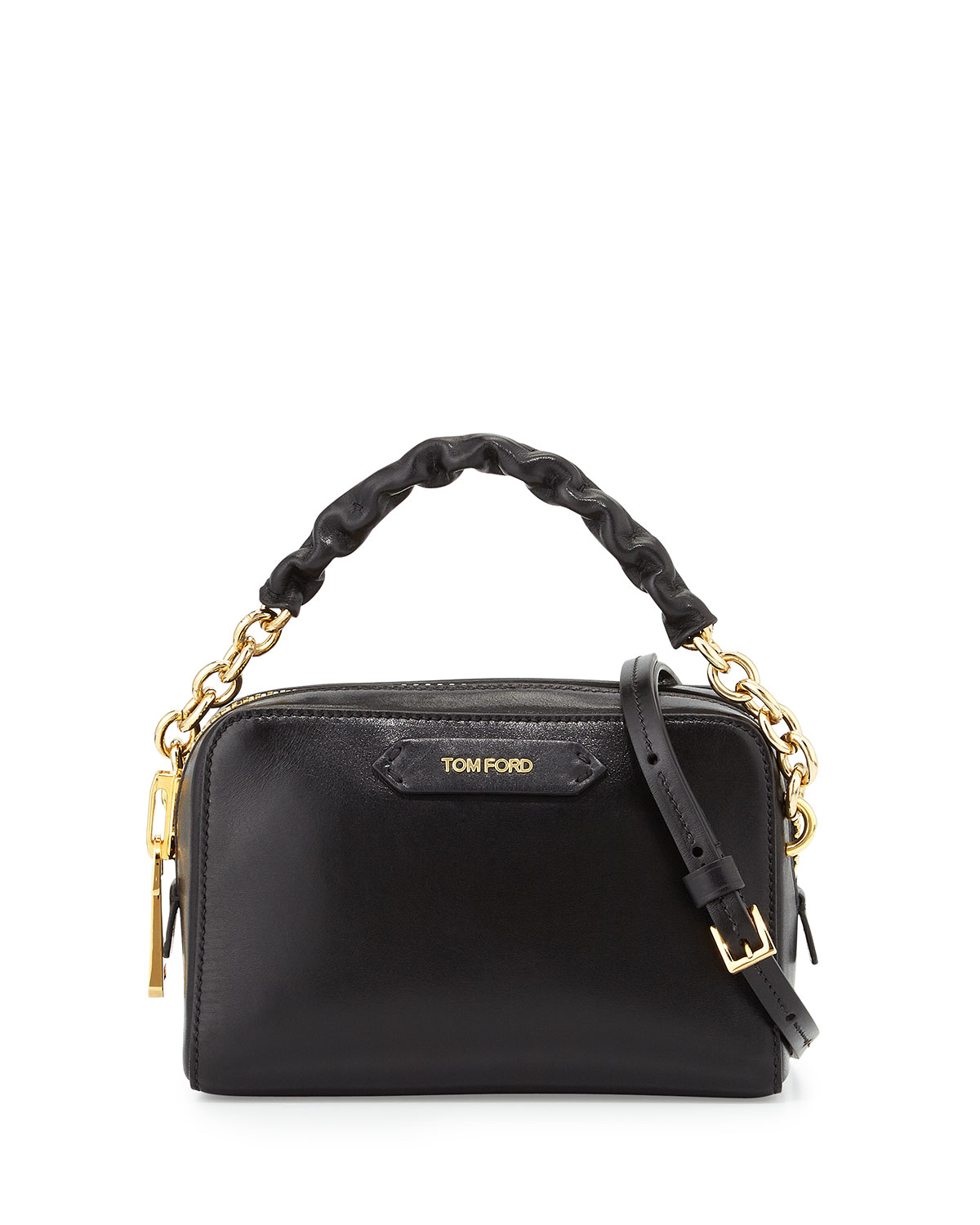 Tom ford Chain-strap Small Crossbody Bag in Black | Lyst