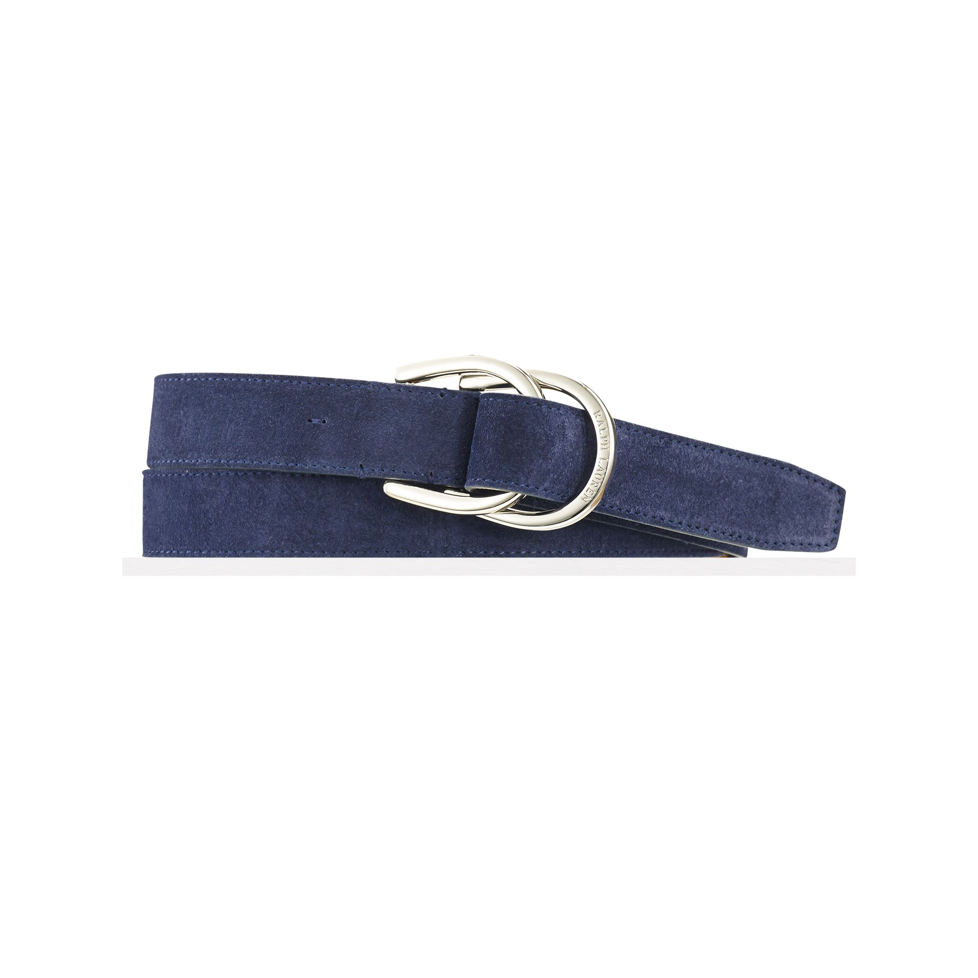 Ralph Lauren Suede D-Ring Belt in Navy (Blue) for Men | Lyst