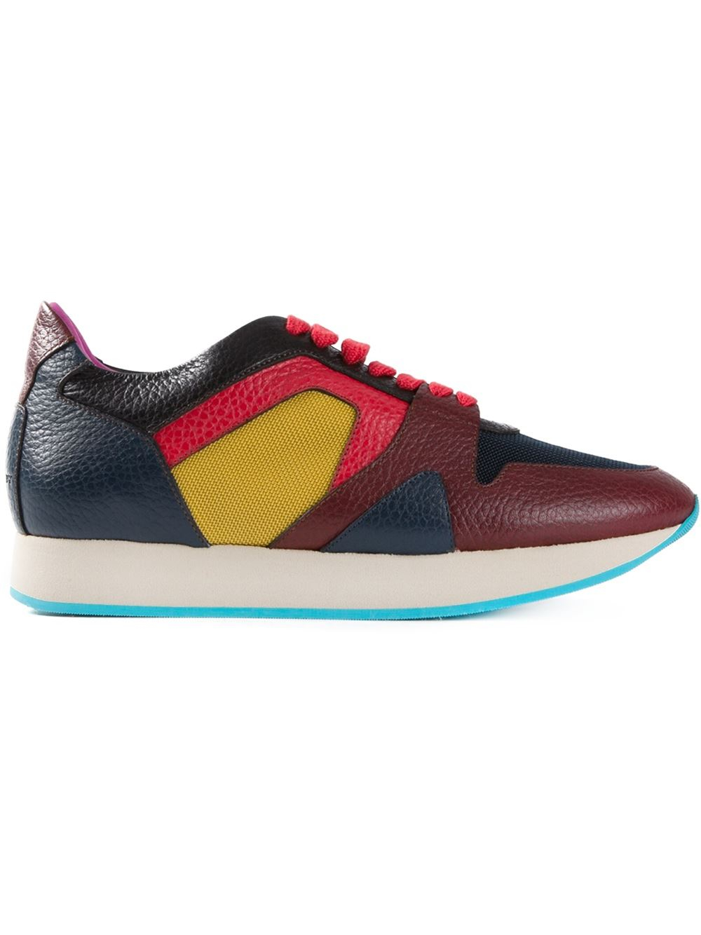 Burberry Prorsum The Field Color-Block Sneakers | Lyst UK