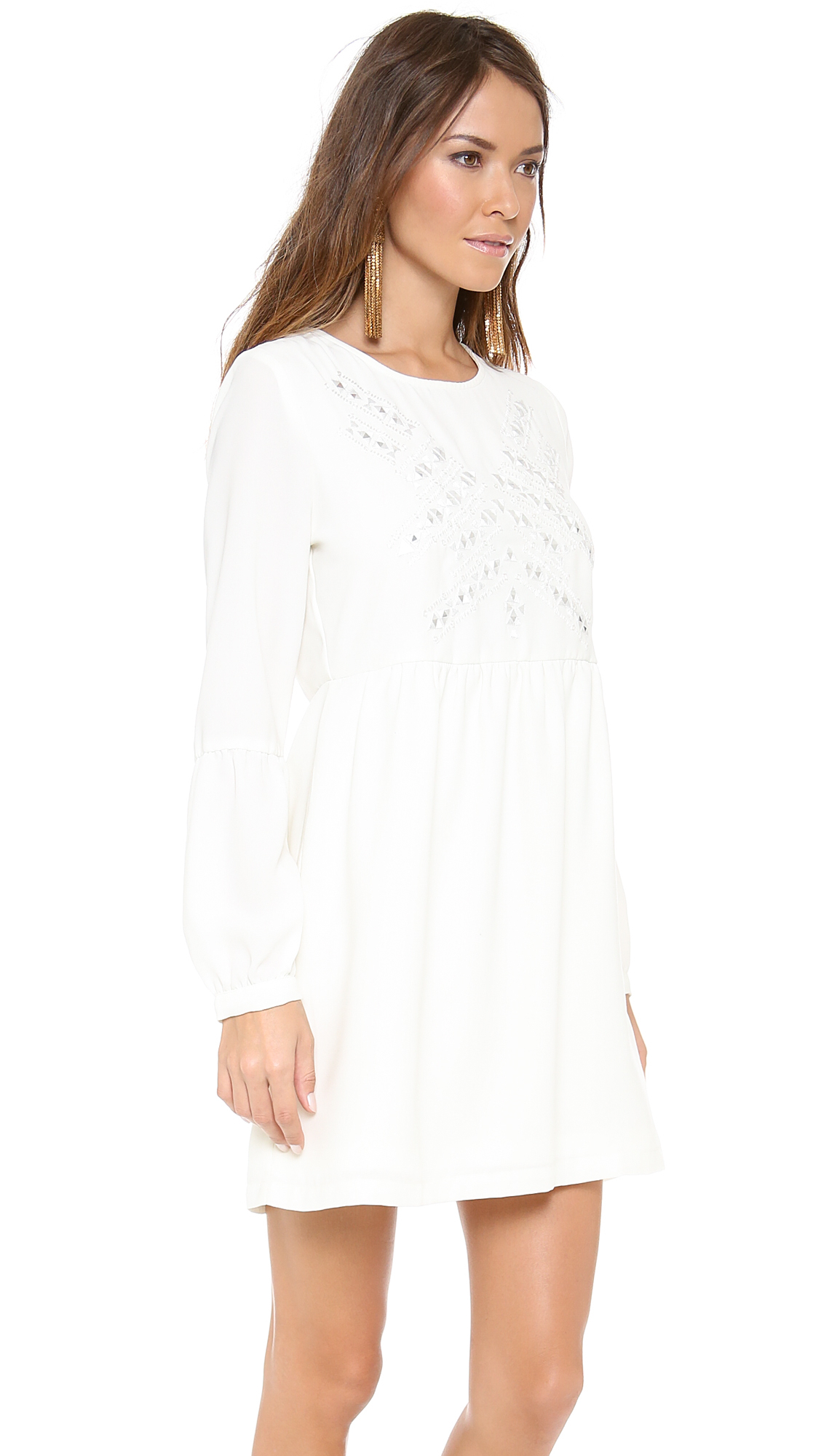 South embellished long sleeve dress South embellished long sleeve dress