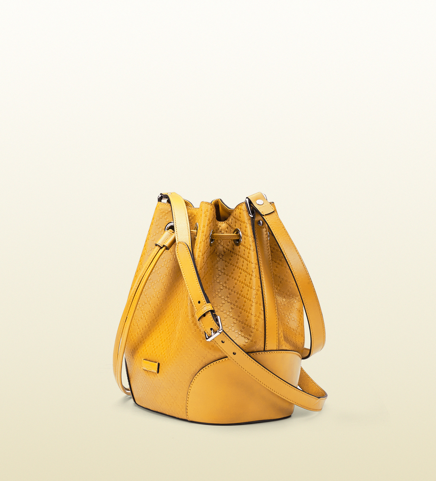 gucci bucket bag yellow