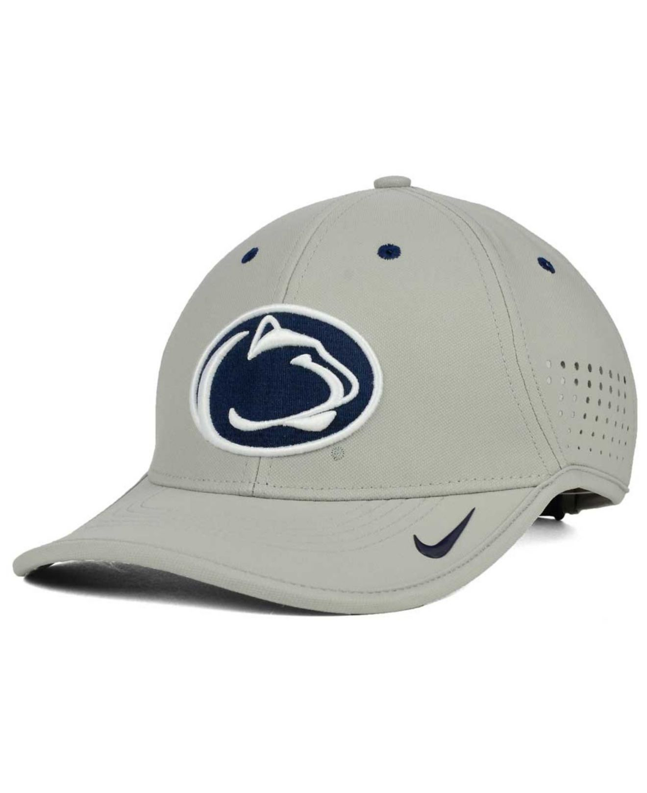 Nike Penn State Nittany Lions Dri-fit Coaches Cap in Gray for Men | Lyst