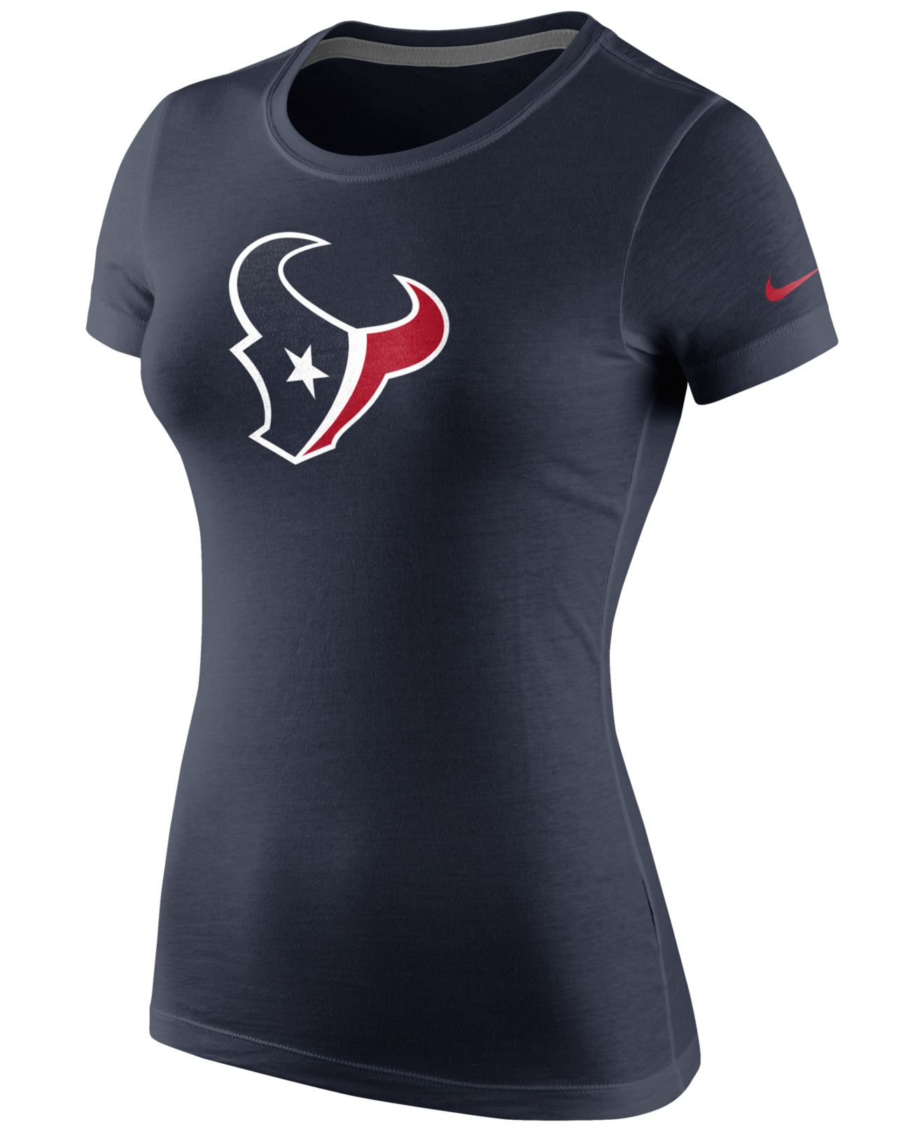 Lyst - Nike Women's Houston Texans Logo T-shirt in Blue