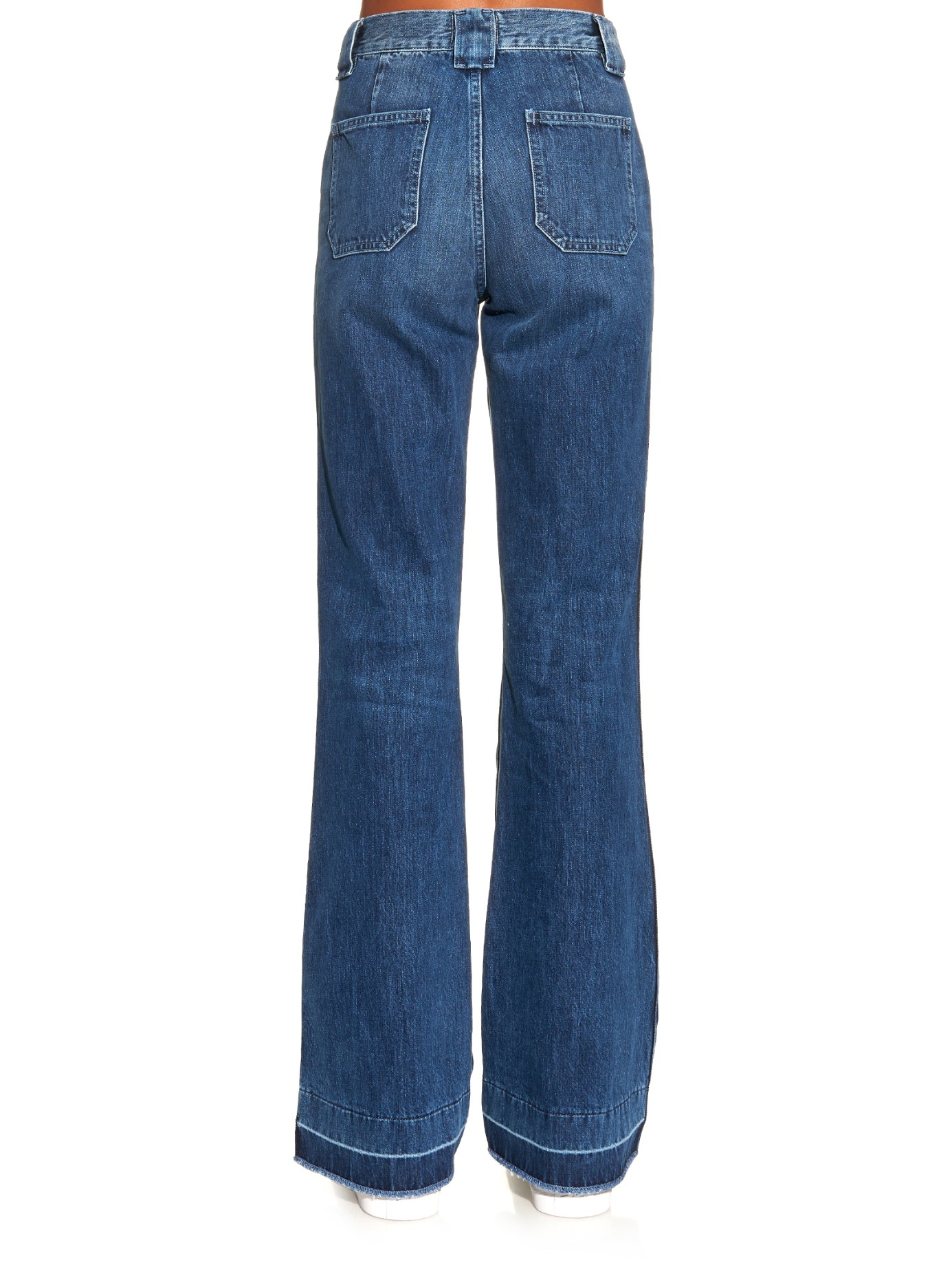 Aries Jane High-rise Flare Jeans in Blue (MID INDIGO)  Lyst
