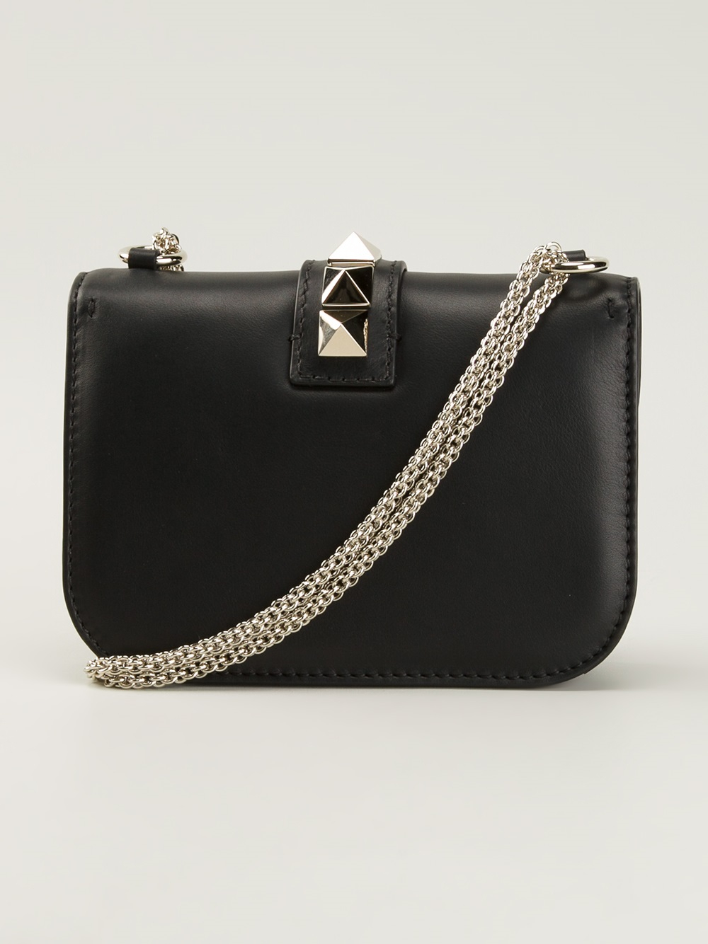 Valentino Rockstud Mini Shoulder Bag in Black | Lyst