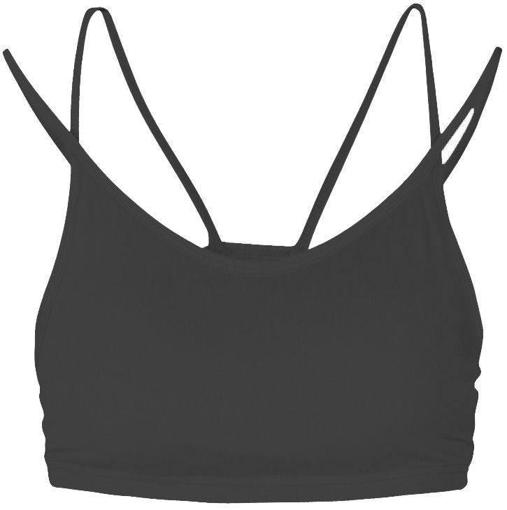 Lija Ultimate Double Strap Bra Top in Graphite (Grey) - Lyst