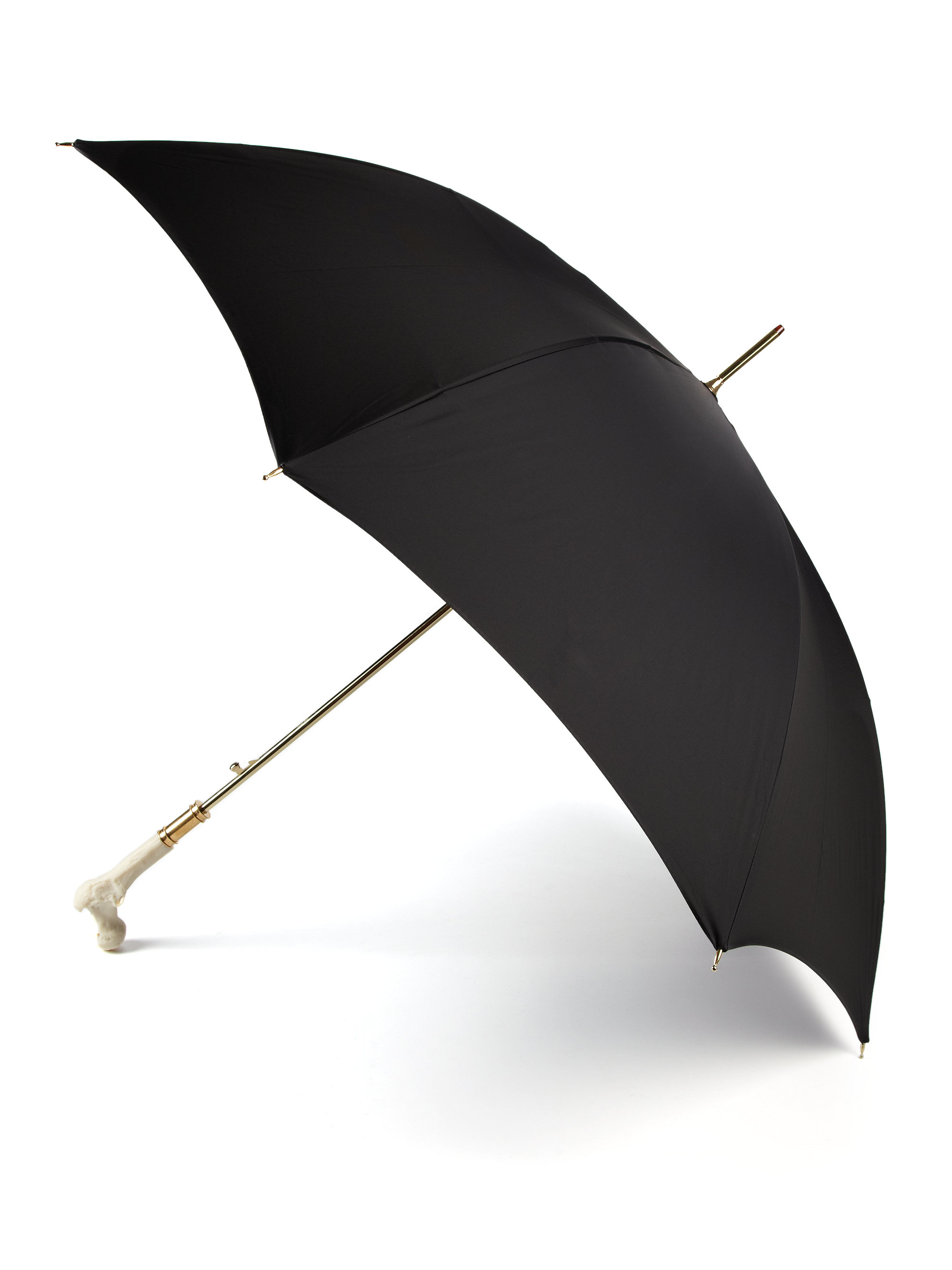 Alexander McQueen Synthetic Bonehandled Umbrella in Black Lyst