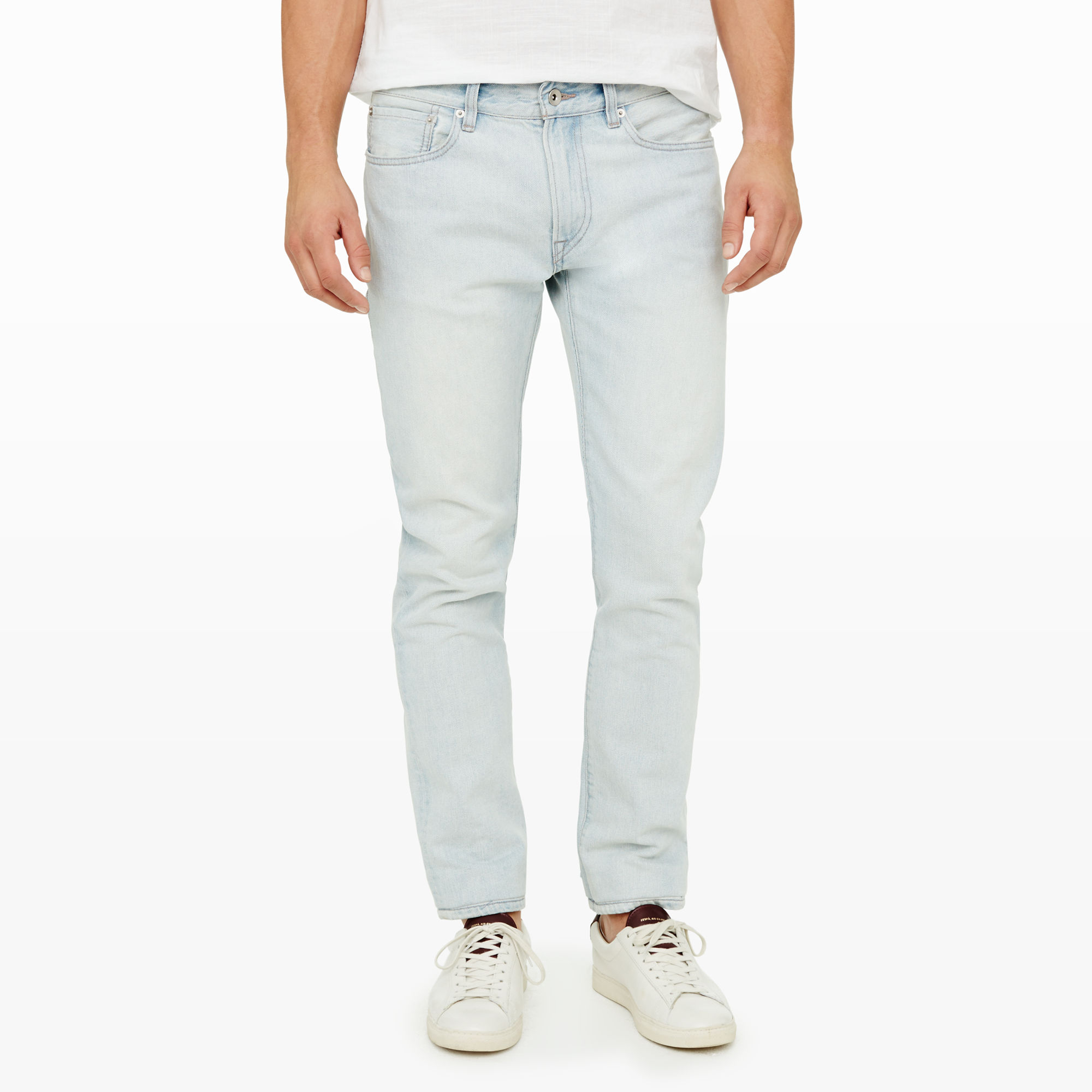 bleached skinny jeans mens