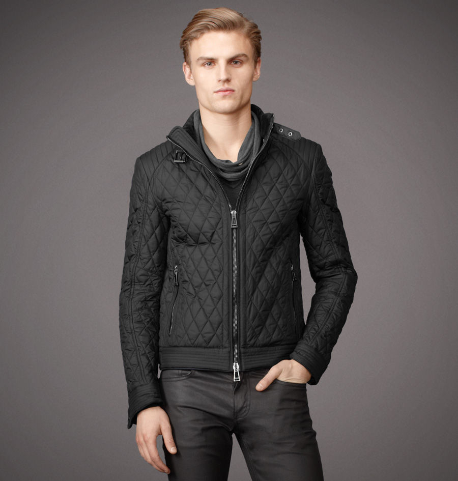 Belstaff Bramley Jacket In Lightweight Technical Quilt in Black for Men Lyst