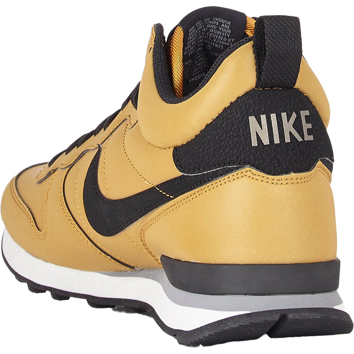 brown and yellow nike shoes