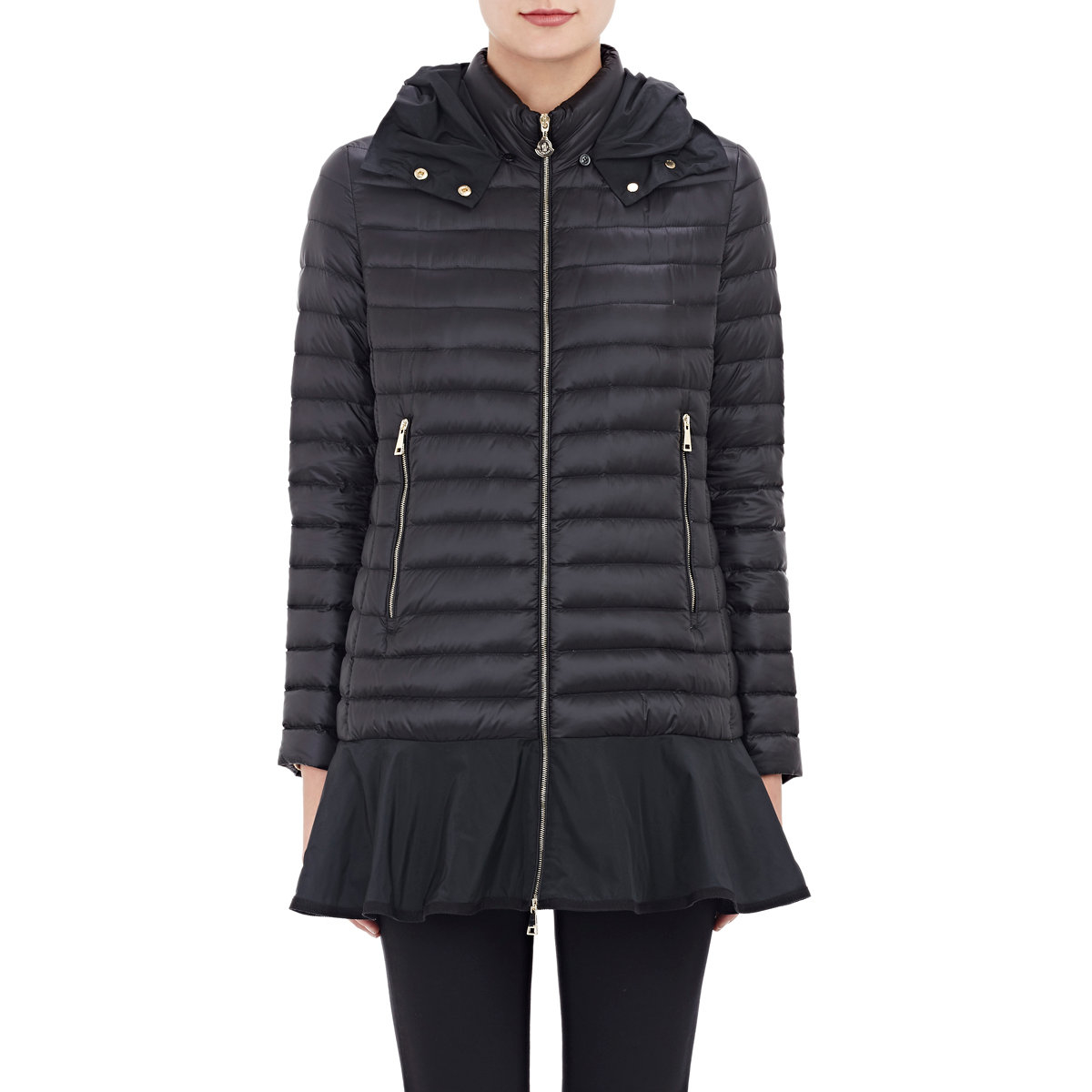 moncler peplum coat