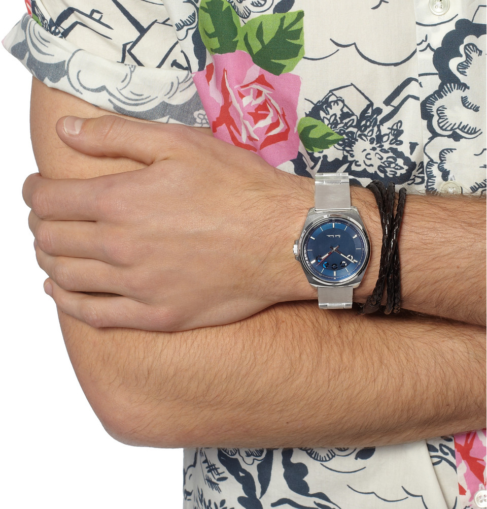 Paul Smith Five Eyes Stainless Steel Watch In Silver Metallic For Men Lyst