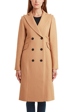 camel reefer coat