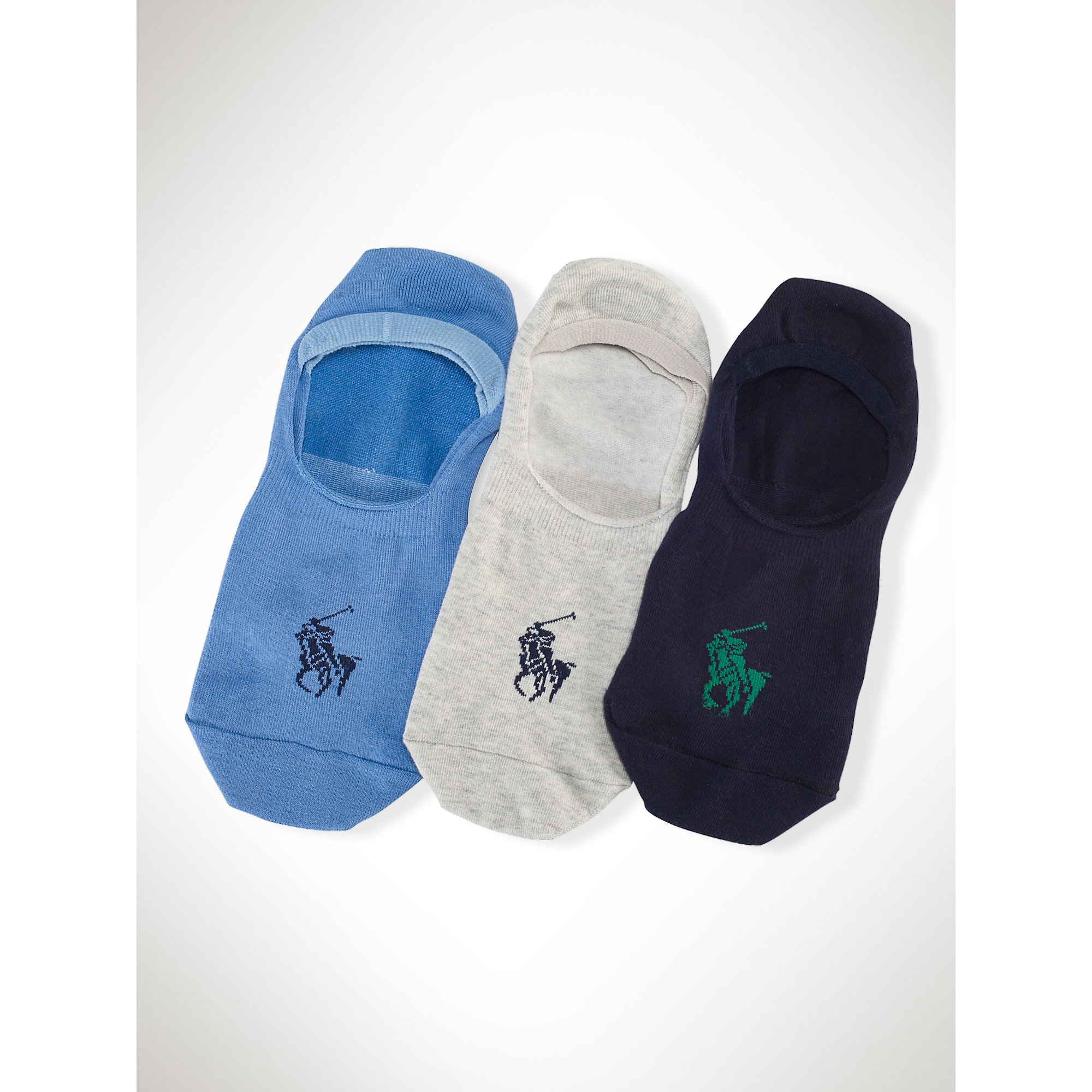 Polo ralph lauren Noshow Liner Sock 3pack for Men Lyst