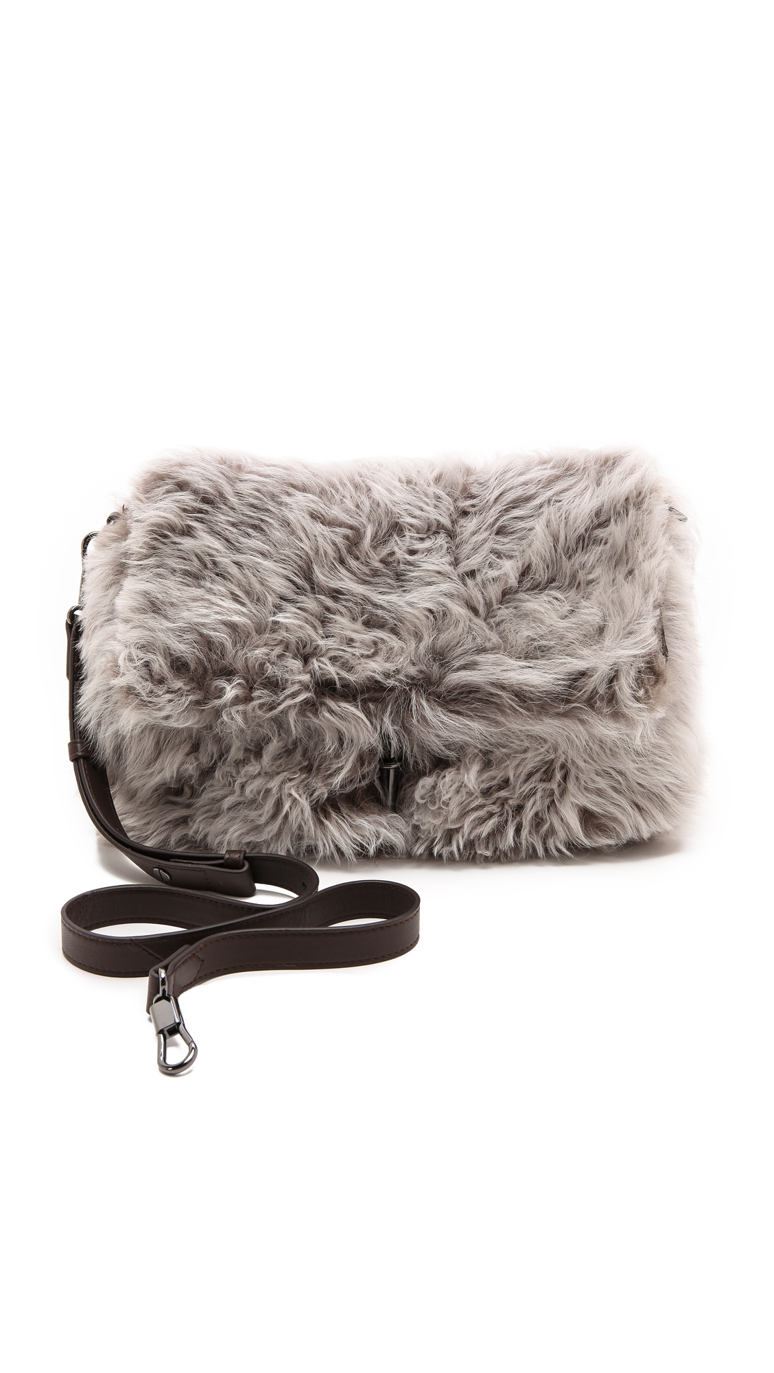 Lyst Elizabeth And James Jack Convertible Clutch Steel Grey in Gray