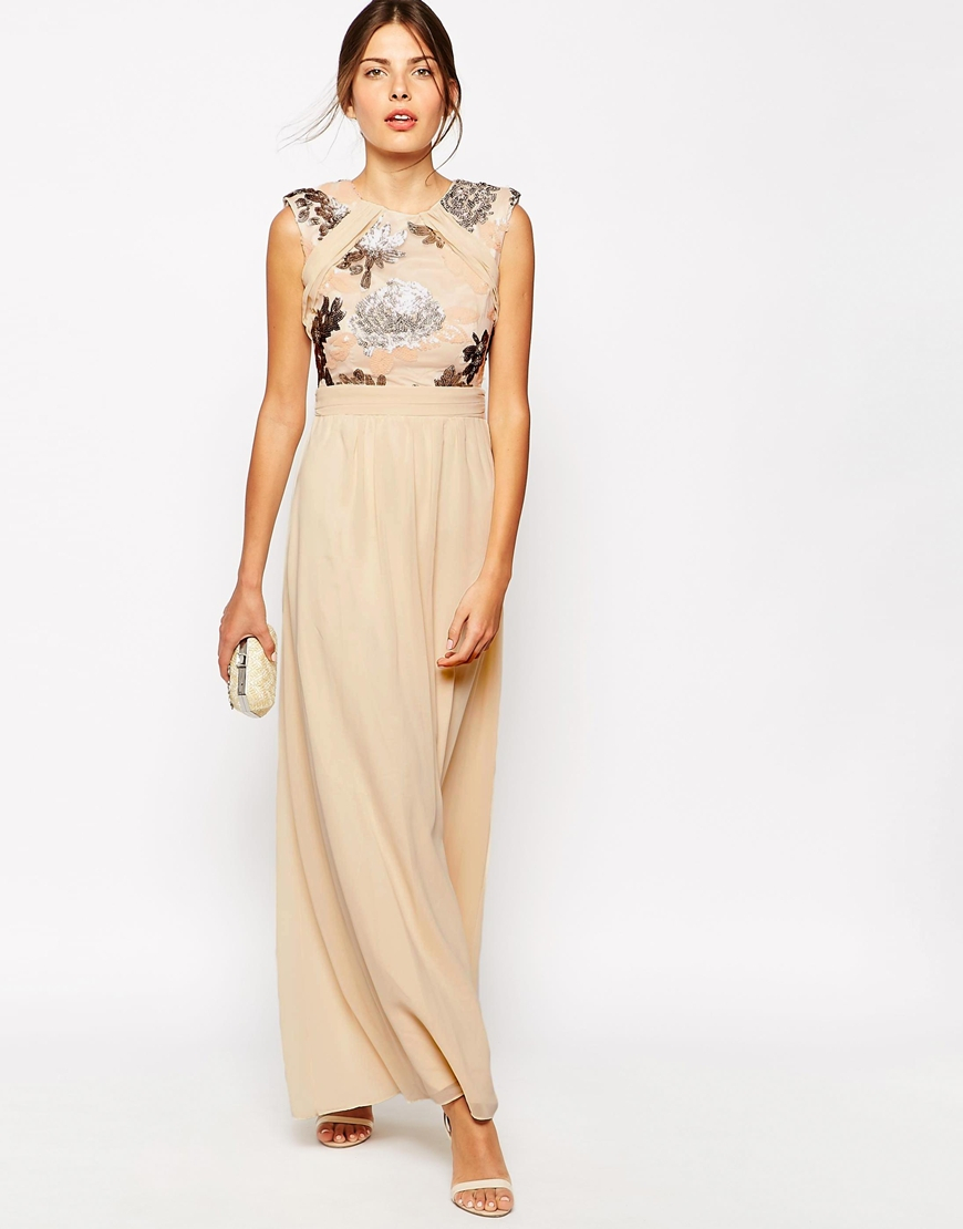 Little Mistress Sequin Maxi Dress 2024 dvos