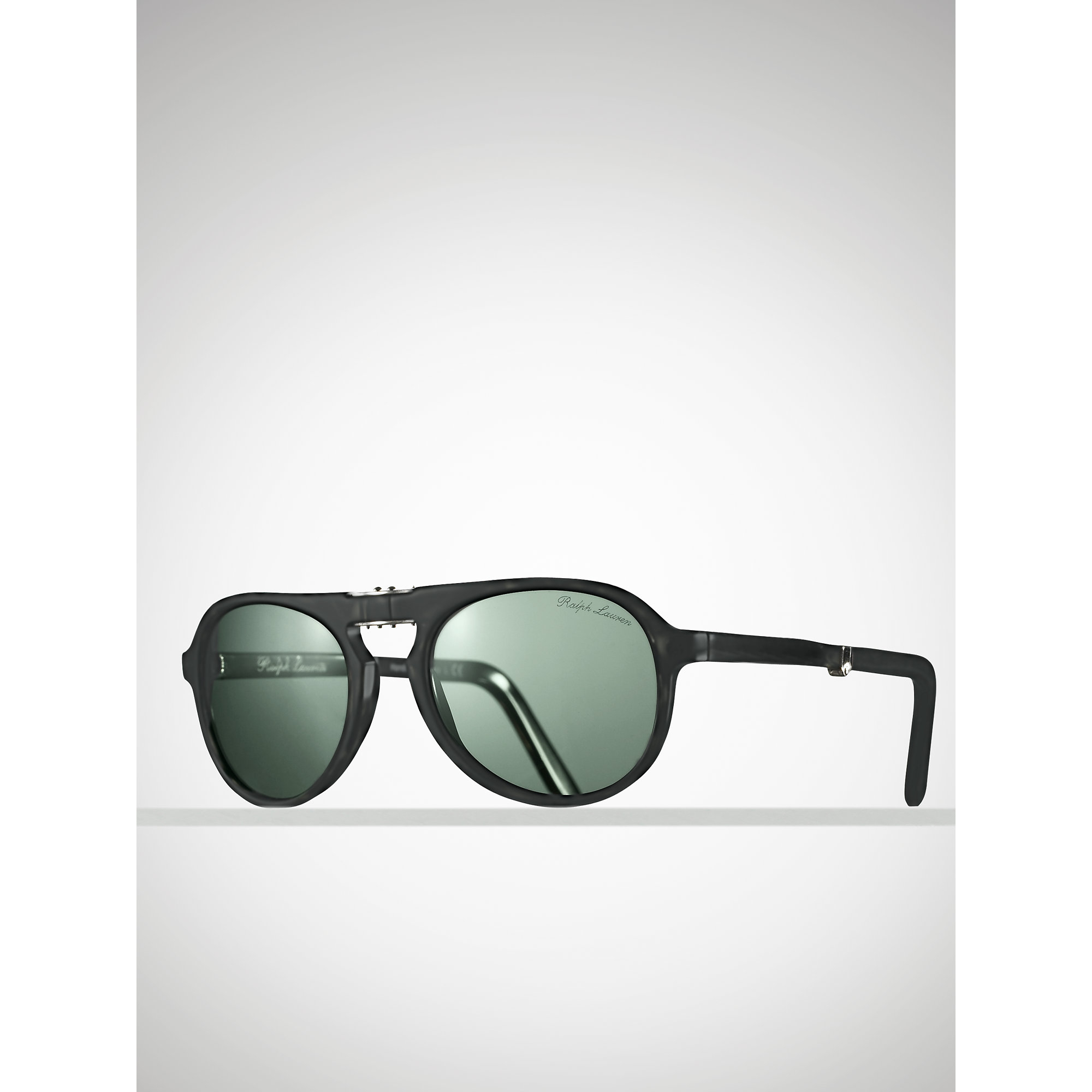 Ralph Lauren Purple Label Foldable Sunglasses in Black for Men - Lyst