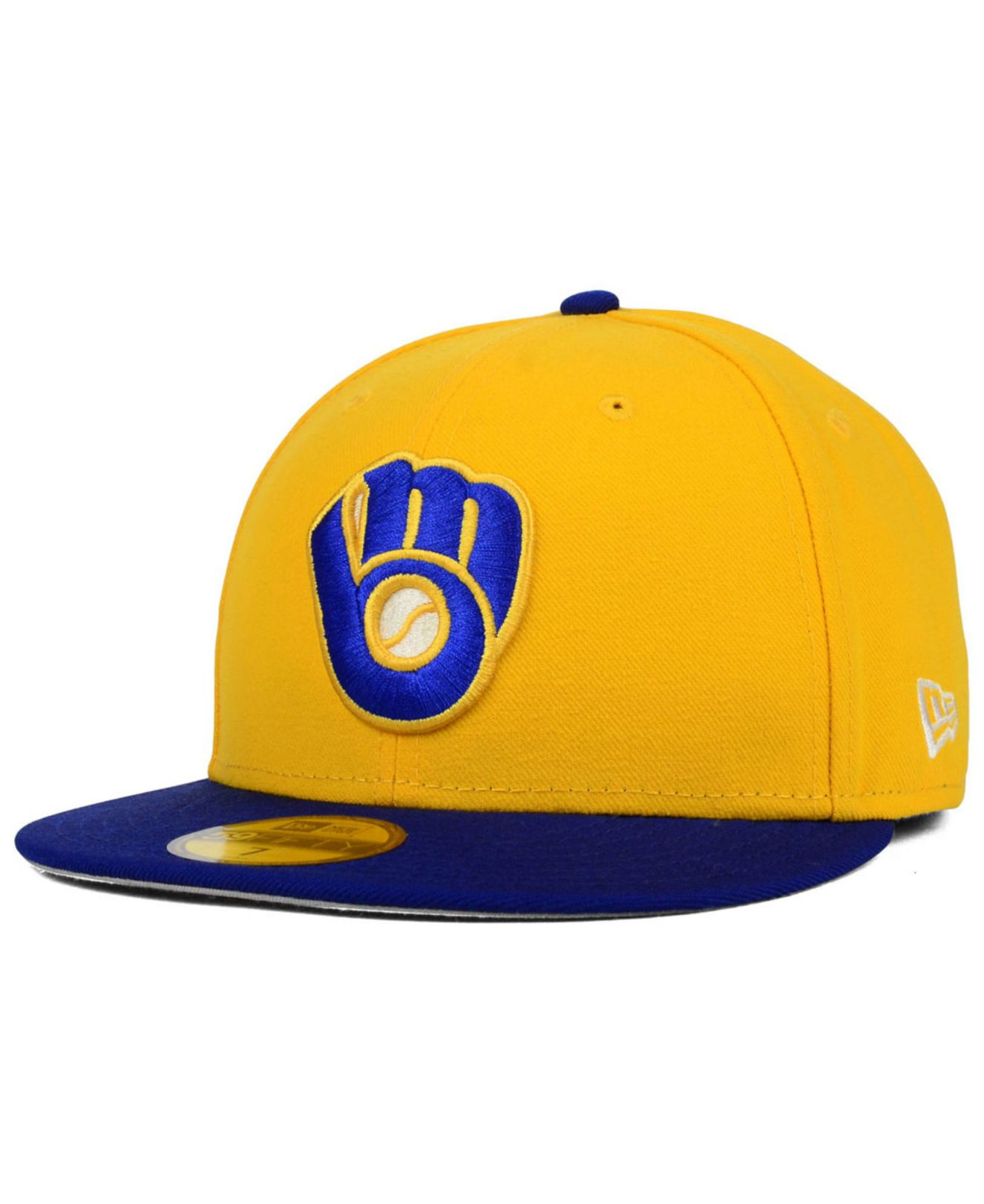 milwaukee brewers yellow hat