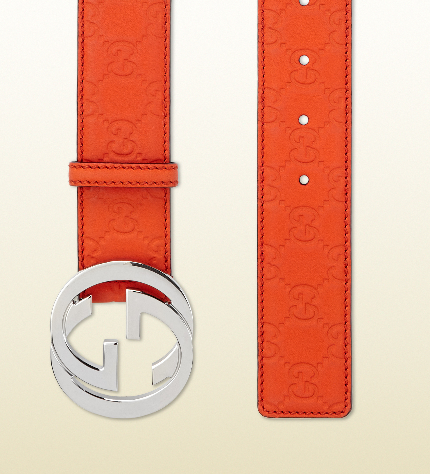 gucci belt orange