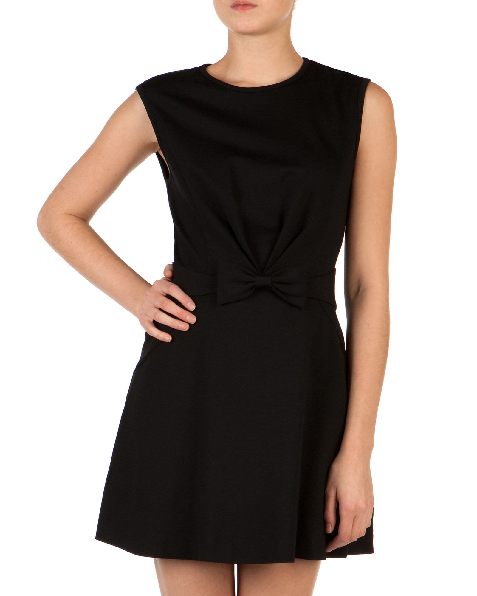 ted baker black bow dress