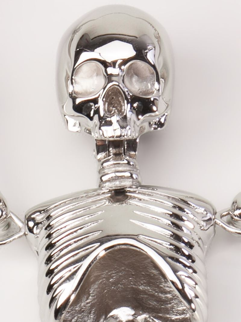 Vivienne Westwood Diamond Skull and Bones Necklace - Jewelry