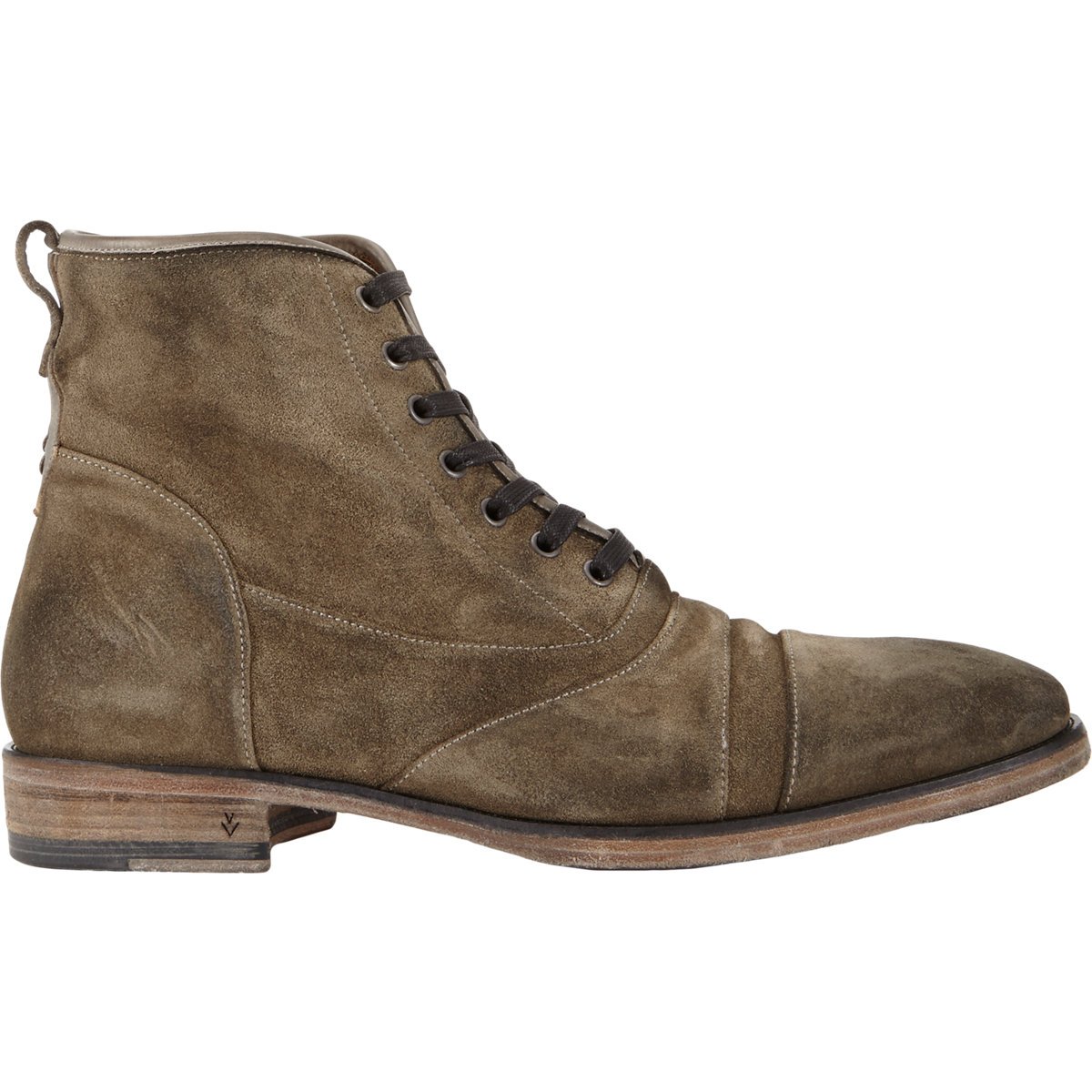 Lyst - John Varvatos Fleetwood Lace-Up Boots in Gray for Men